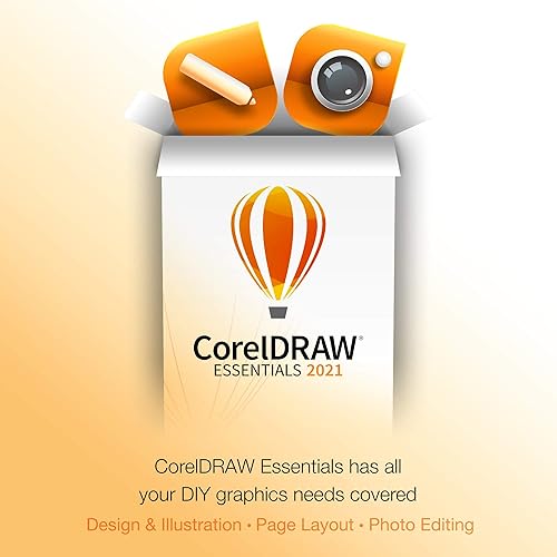 Miniatura 2 de [Old Version] CorelDRAW Essentials 2021 Graphics Design Software for Occasional Users Illustration, Layout, and Photo Editing [PC Disc]