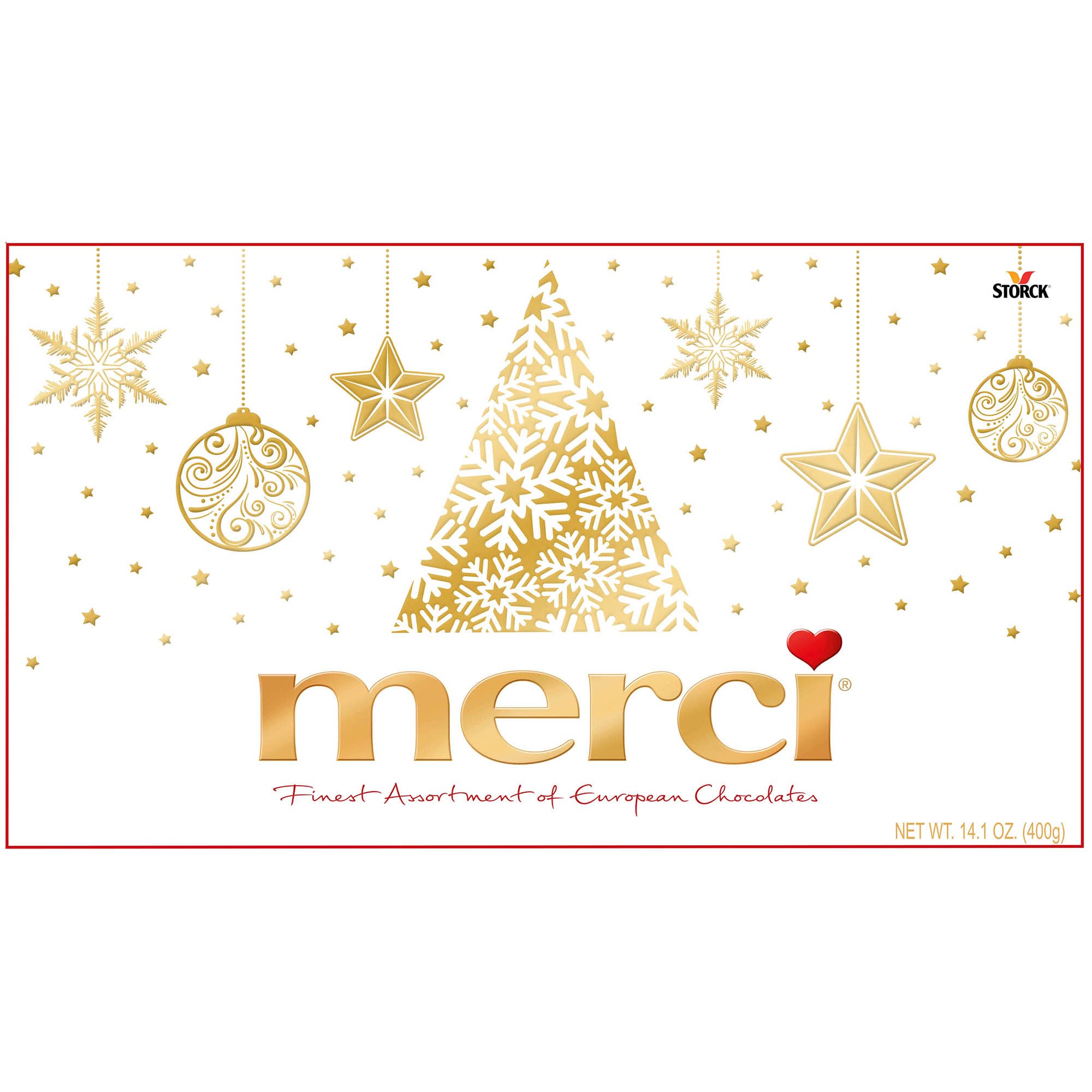 Amazon.com : Merci Finest Christmas Assorted Chocolate Candy Gift
