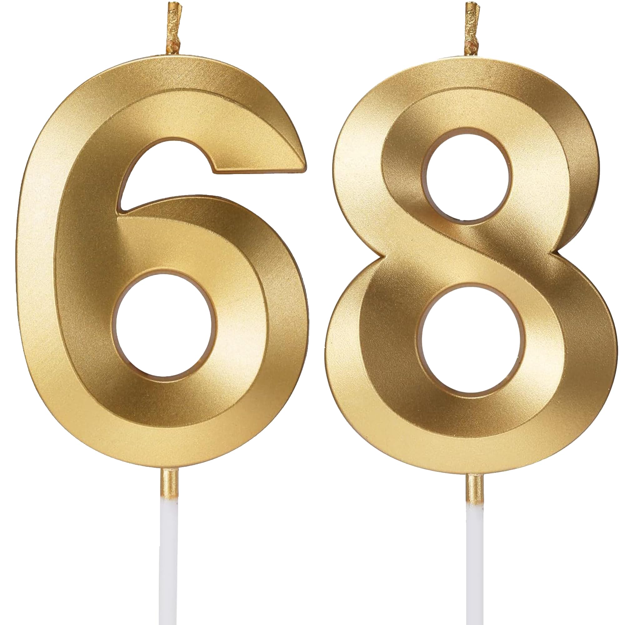 Birthday Candles Number Candles Age Year for Cakes Happy Birthday 3D Designed Wedding Anniversary Party Cake Topper Decorations