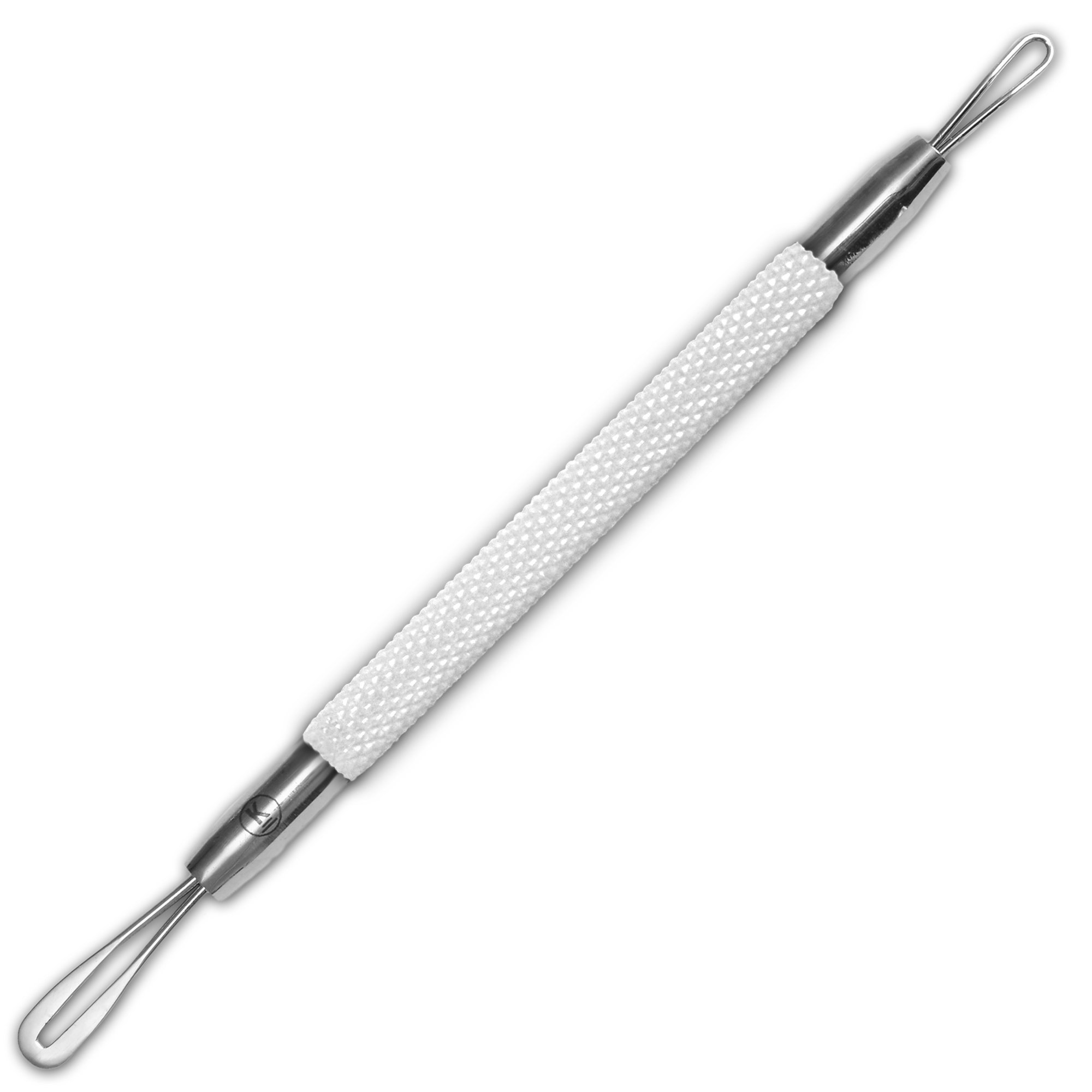 K-Pro Comedoni Estrattore - Rimozione Punti Neri - Elimina Comedone Naso & Faccia (Bianco)