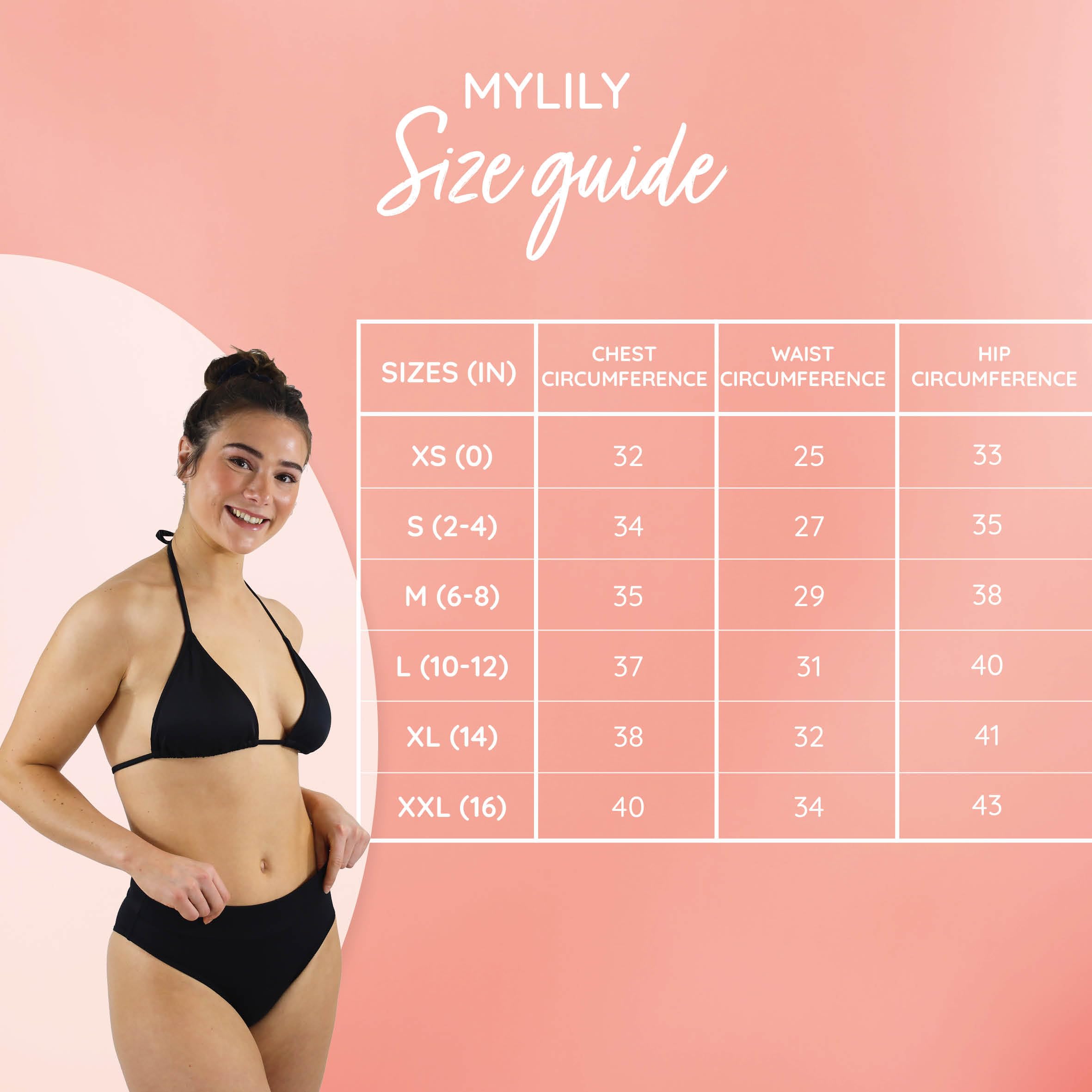 MYLILY Bas de Maillot de Bain Menstruel 1 Pièce Femmes Anti-Fuite Oeko-TEX