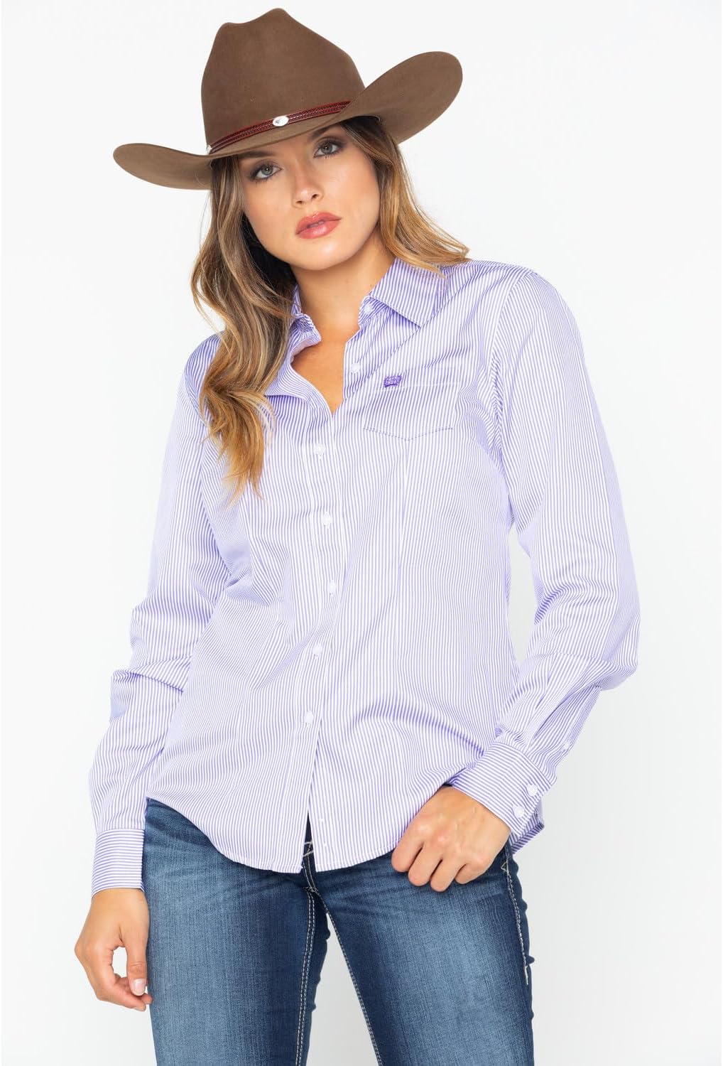 Cinch Womens Tencel Long Sleeve Shirt - Image 5