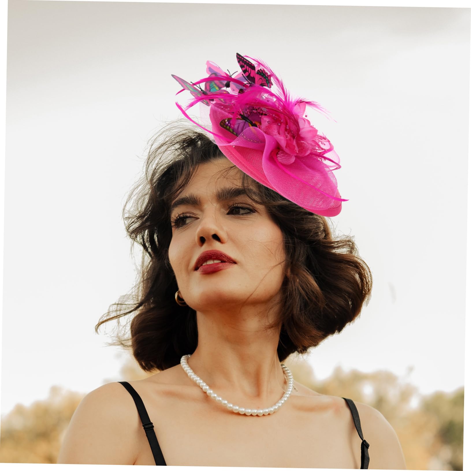 Holibanna 4piezas Sombrero Fascinator De Mujeres Diadema Para Fiestas Té y Eventos Formales Diseño y Elegante
