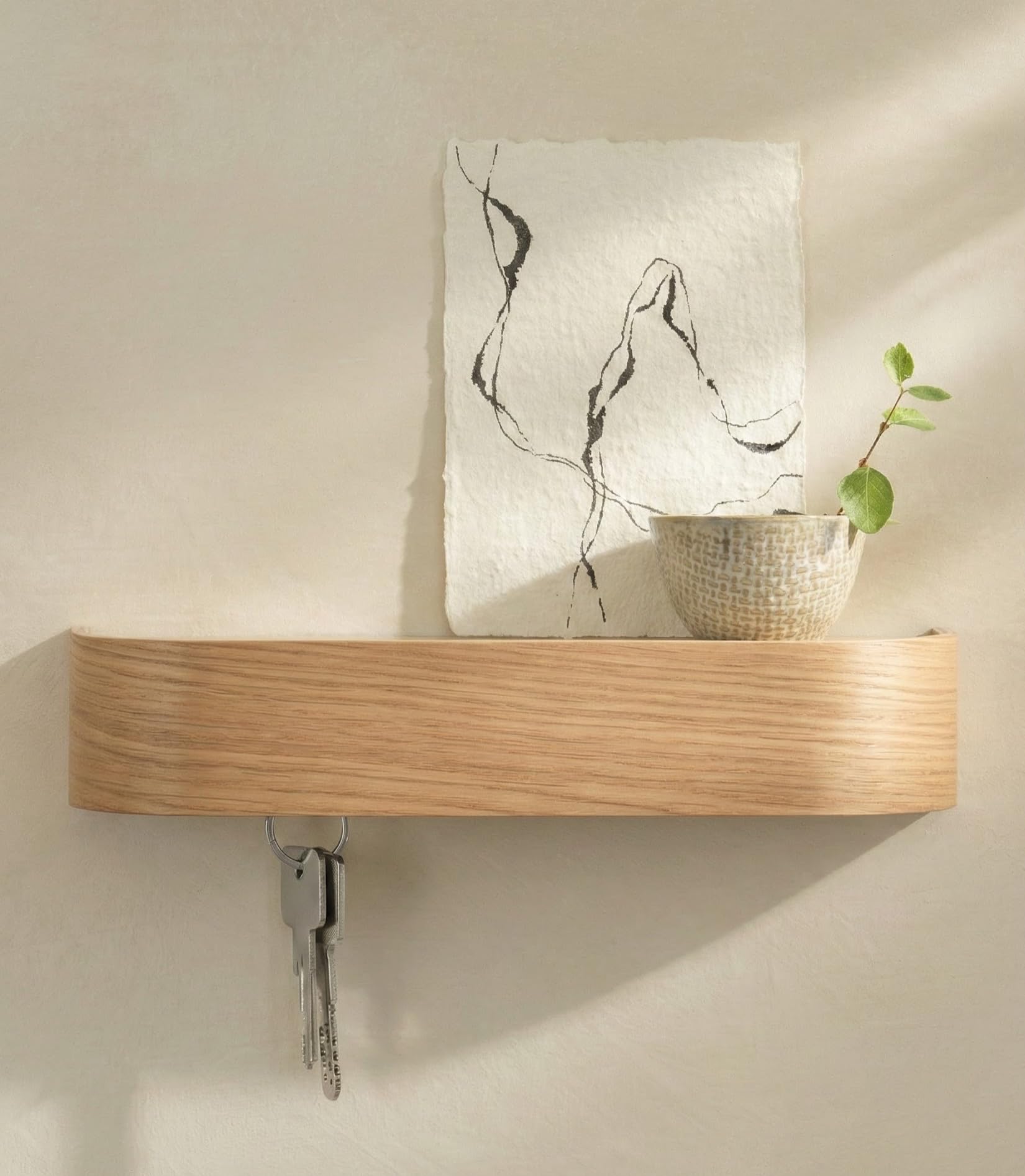 Amazon.com: Kazai. Key Holder 'Toke' | Minimalist Key Hook Design