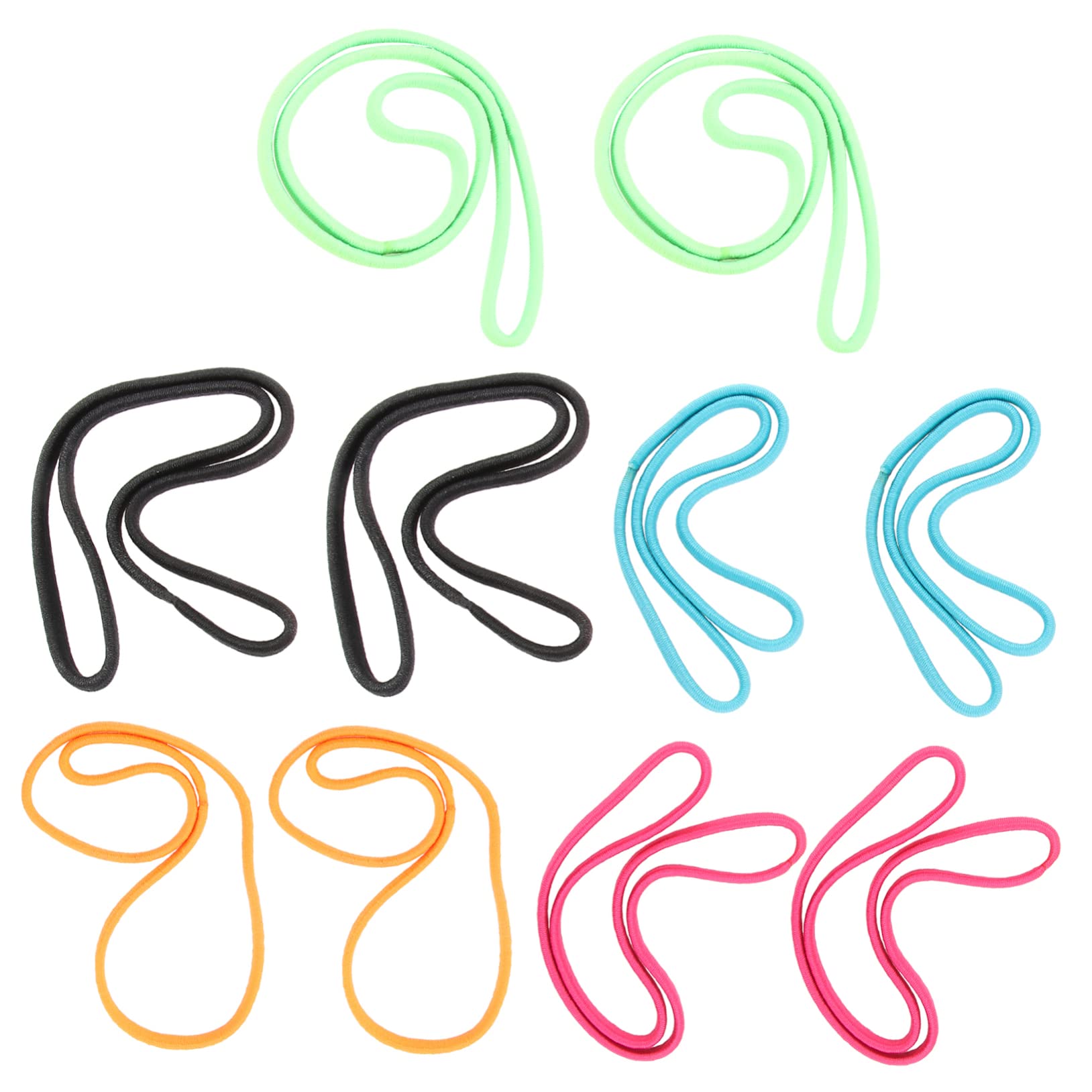 Ipetboom12 Pcs Hair Ribbons Hair Band Stretchable Hair Ties En Ribbon Trim Touw Hair Rope Gemaakt Polyester Materiaal Hair Tape Lip Gloss Packaging Boxes Hairband Fitness Decorate Girl