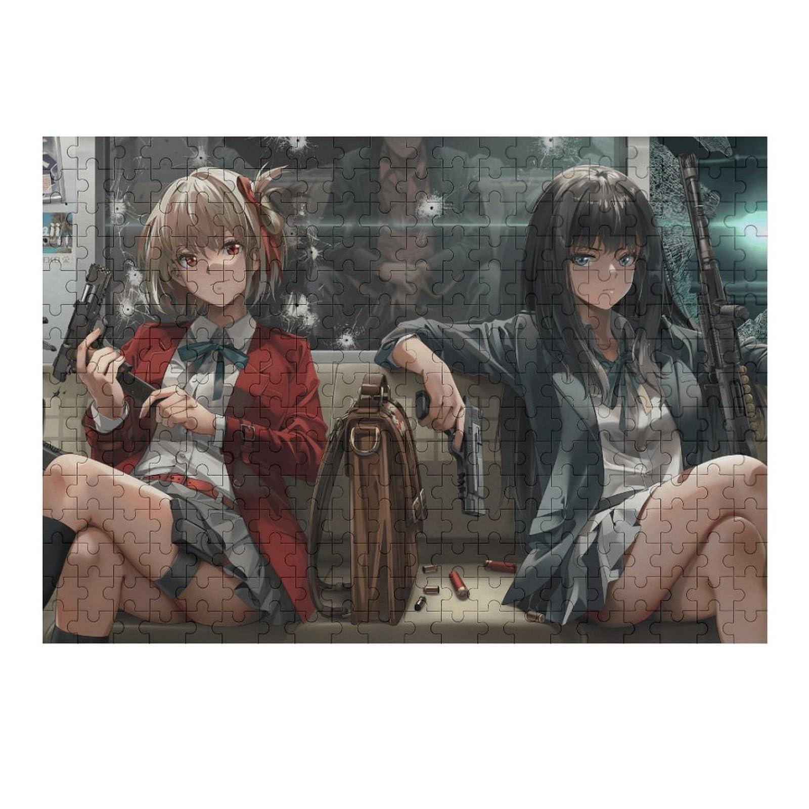 Amazon.co.jp: ジグソーパズル 木製パズル リコリス・リコイル 300/500