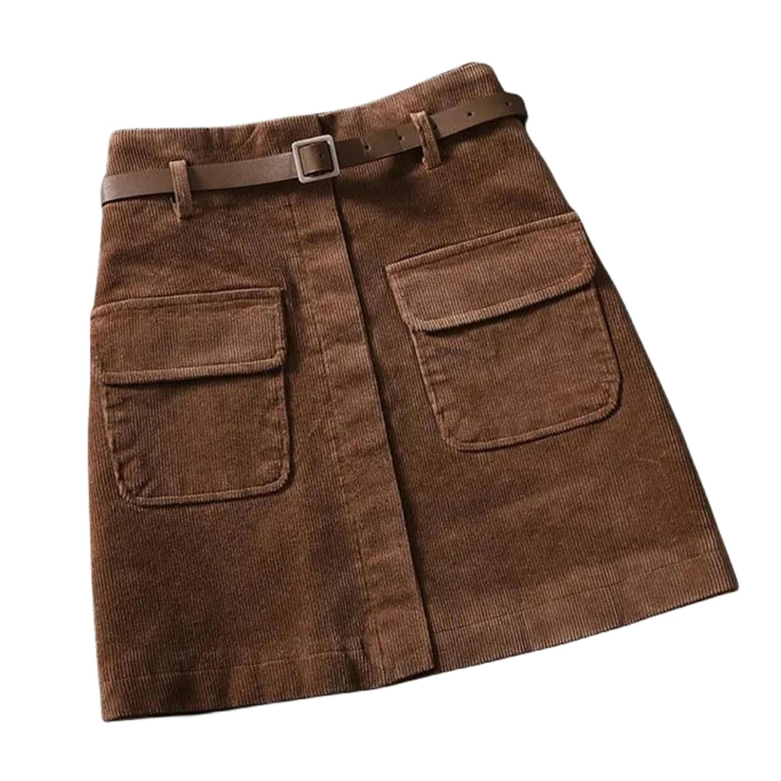 Spódnice damskie o linii A Ubrania Preppy All-Match Basic Leisure