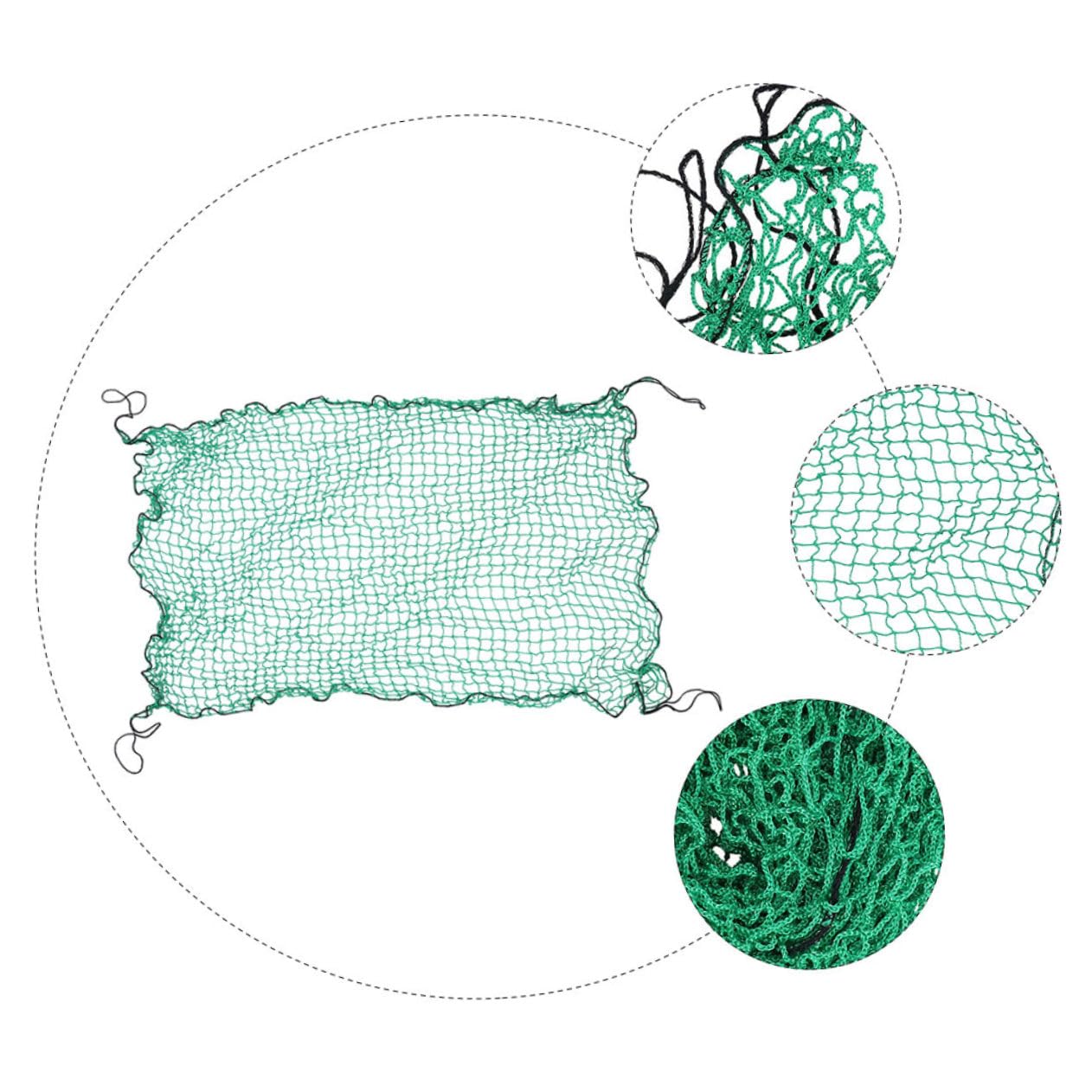 1.5m Rete Carico per Auto Copertura per Rimorchio Rete Elastica Accessorio per Camion Utilizzabile in Tutte Condizioni Atmosferiche Corde Elastiche e Materiale Duraturo