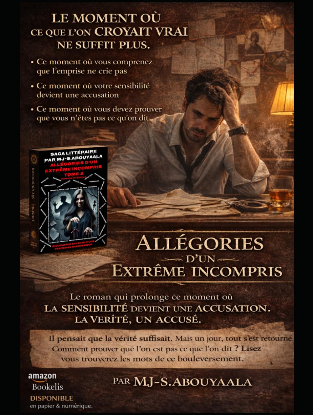 Allégories D’un Extrême Incompris Tome 2 (format A4): Biographie Savante D’une Perverse Narcissique