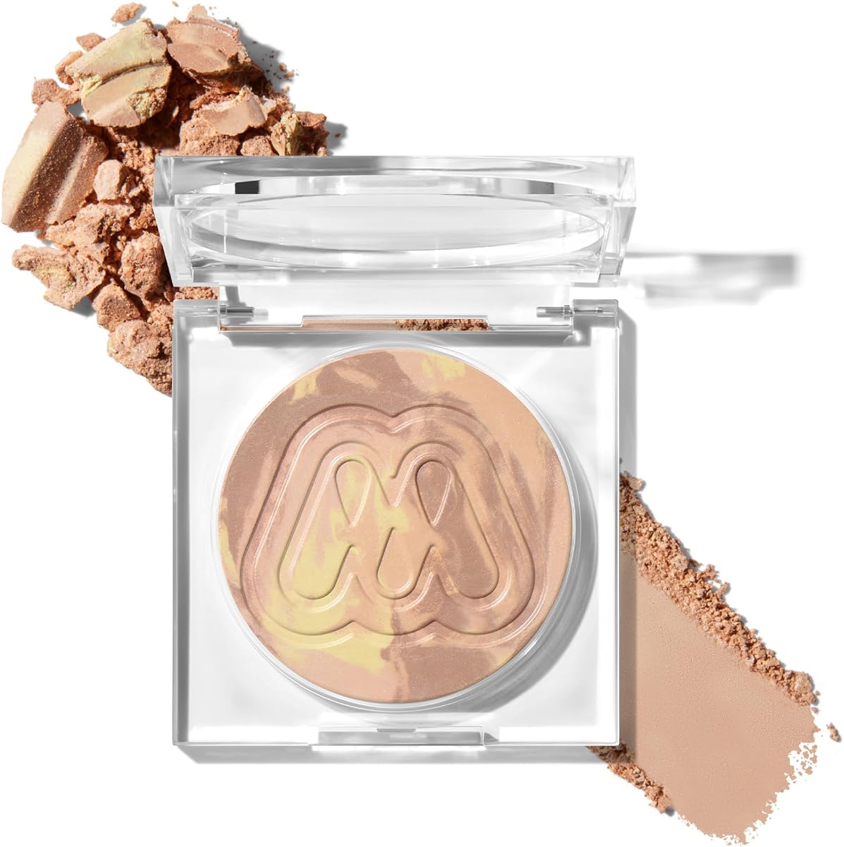 Cloudlight Soft Glow Veil Finishing Powder - Sheer, Weightless Pressed Face Powder with Light-Reflecting Glow - Makeup Setting Formula for Radiant, Complexion Finish - Sunrise (0.28 oz)