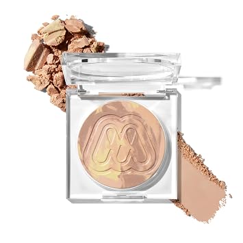 Morphe Cloudlight Soft Glow Veil Finishing Powder - Sheer, Weightless Pressed Face Powder with Light-Reflecting Glow - Makeup Setting Formula for Radiant, Complexion Finish - Sunrise 0.28 oz