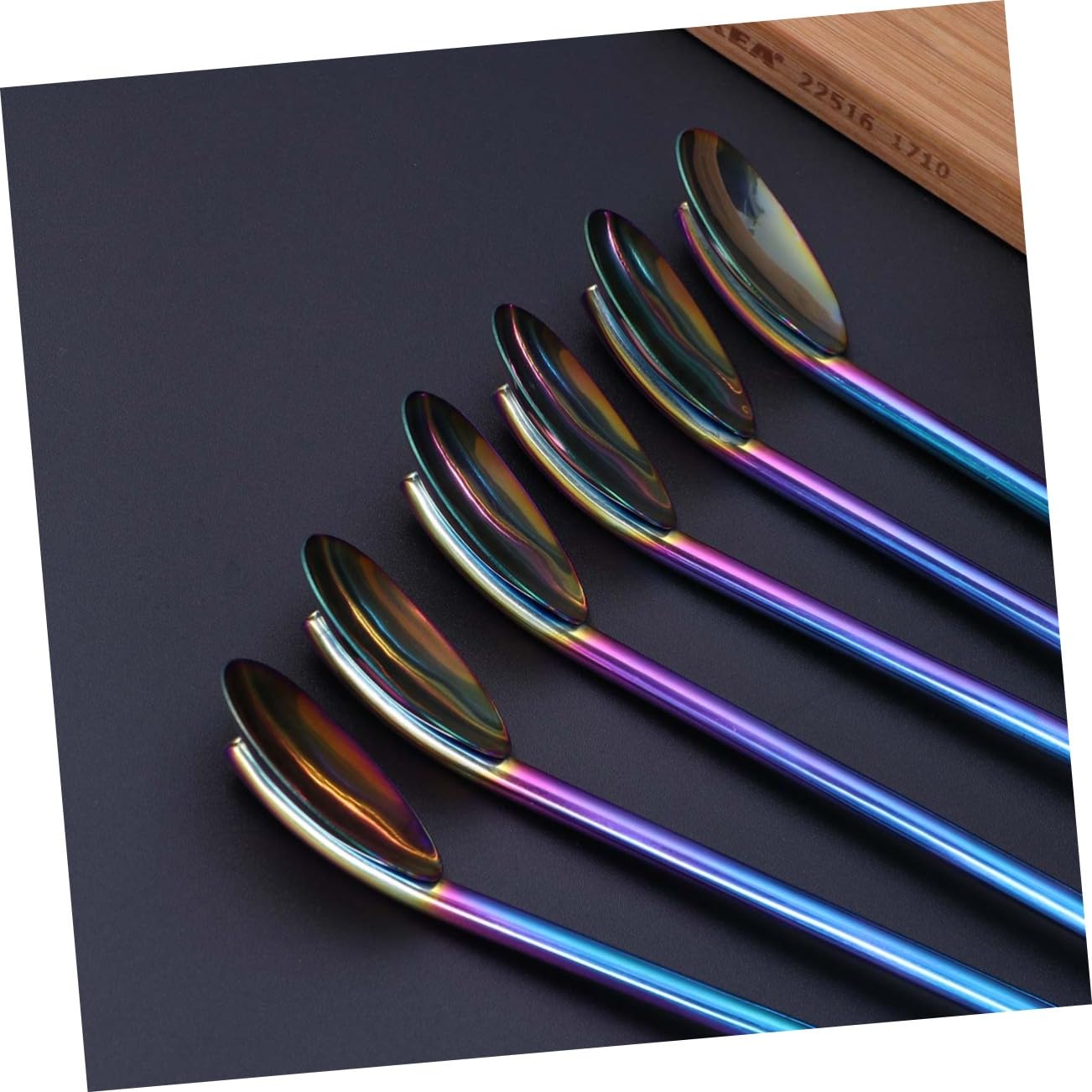 BEBEMOKO 4pcs Drinking Straws Spoon Filter Spoon Straw Cone Spoon Straw Cocktail Straws Coffee Straw Stir Spoon Cocktail Mixing Spoon Smoothies Spoon Coffee Strainer Straws re-usable