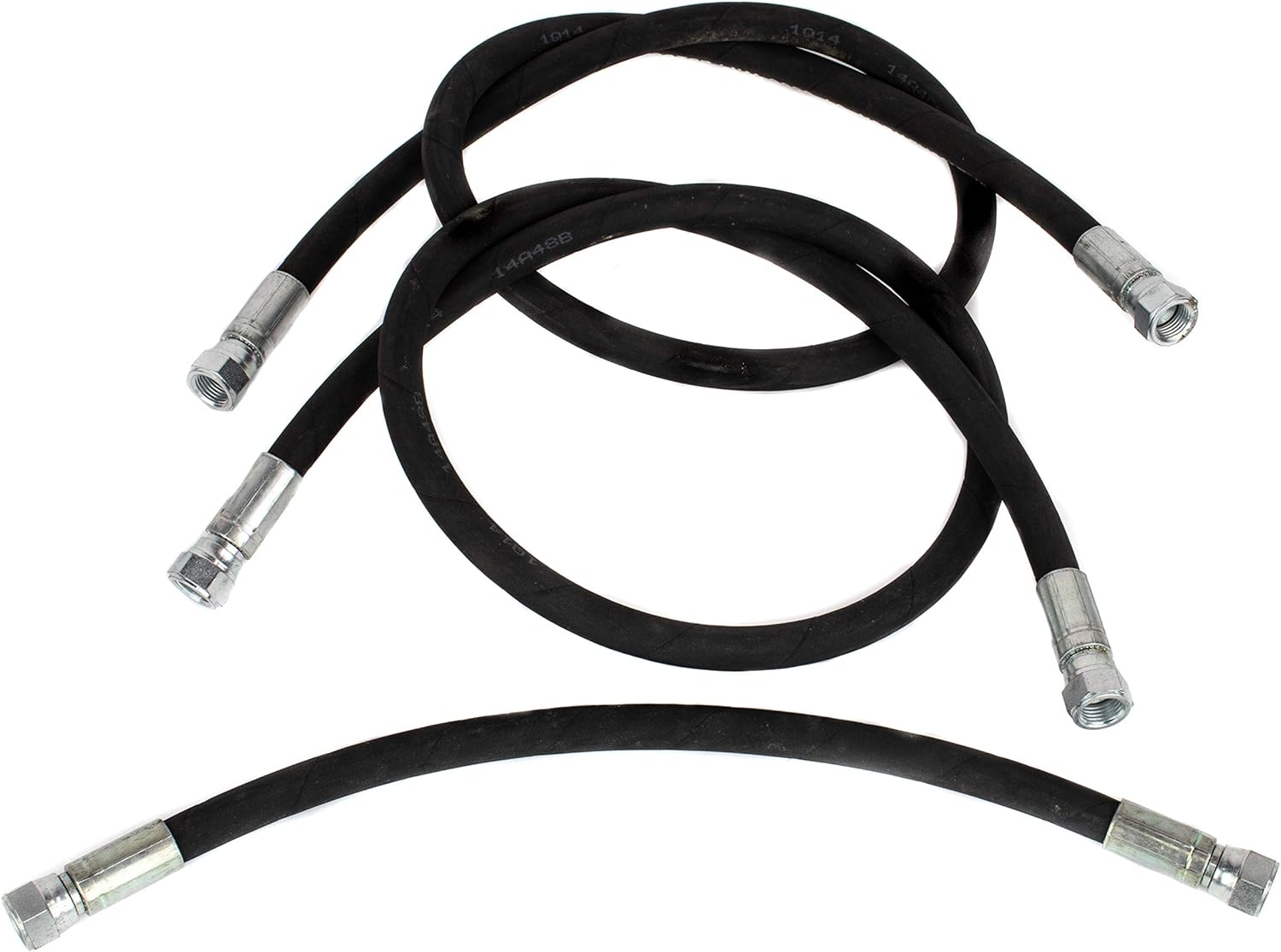 1/4x42 & 1/4x16 Heavy Duty Snow Plow Hose Set Kit Western 56616 56617 Fisher 56591 56592