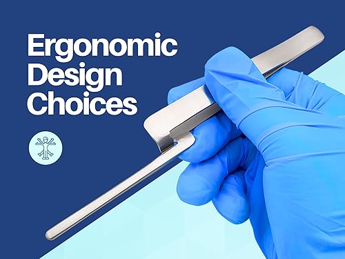 Miniatura 6 de Juego de 5 soportes para papel articulado dental, pinzas rectas para sujetar papel, instrumentos de arte de acero inoxidable