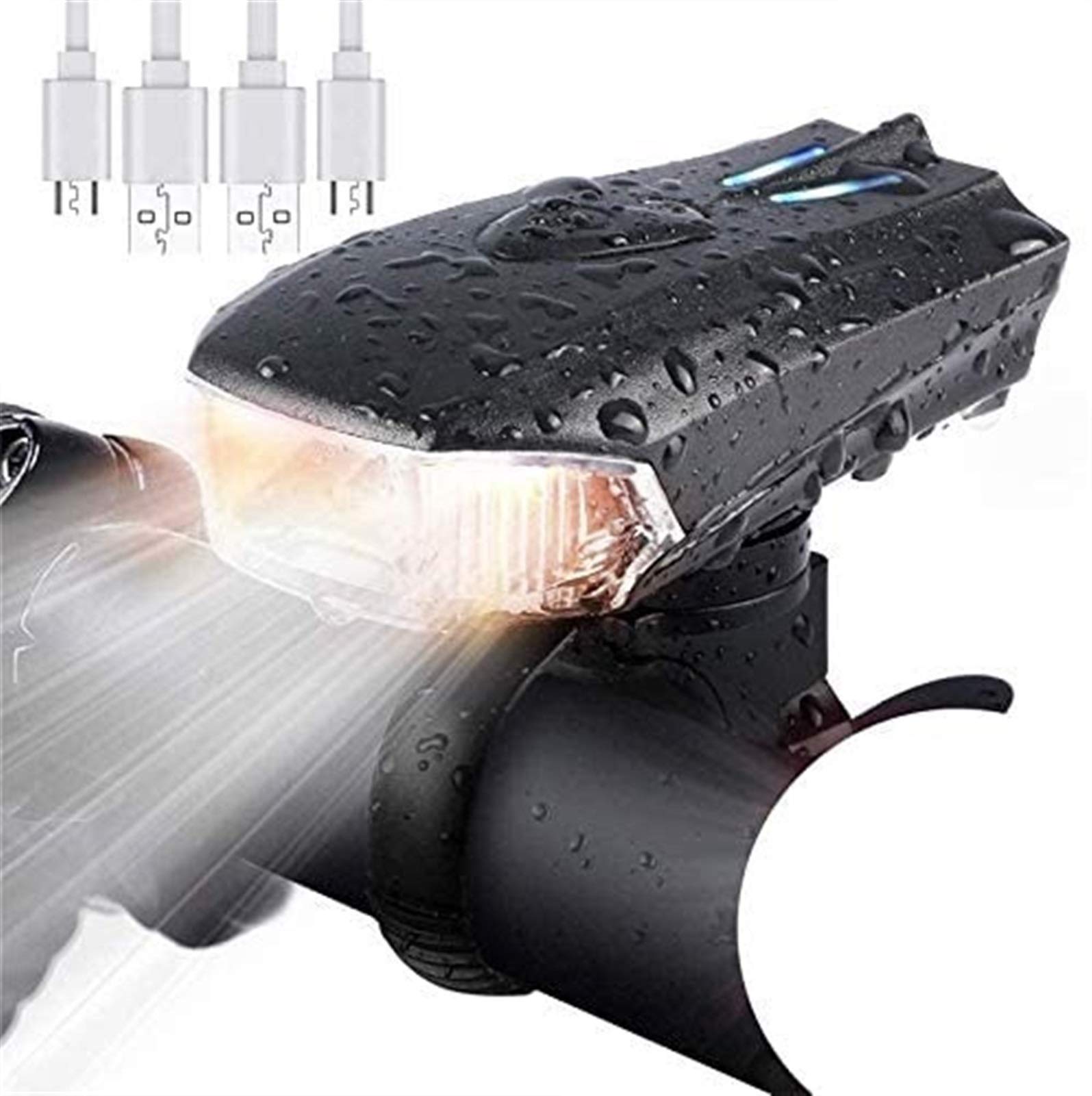 Super Brillante Bike Light USB Recargable, luminos Altos Luz Impermeable/Montaña Bicicleta Faro