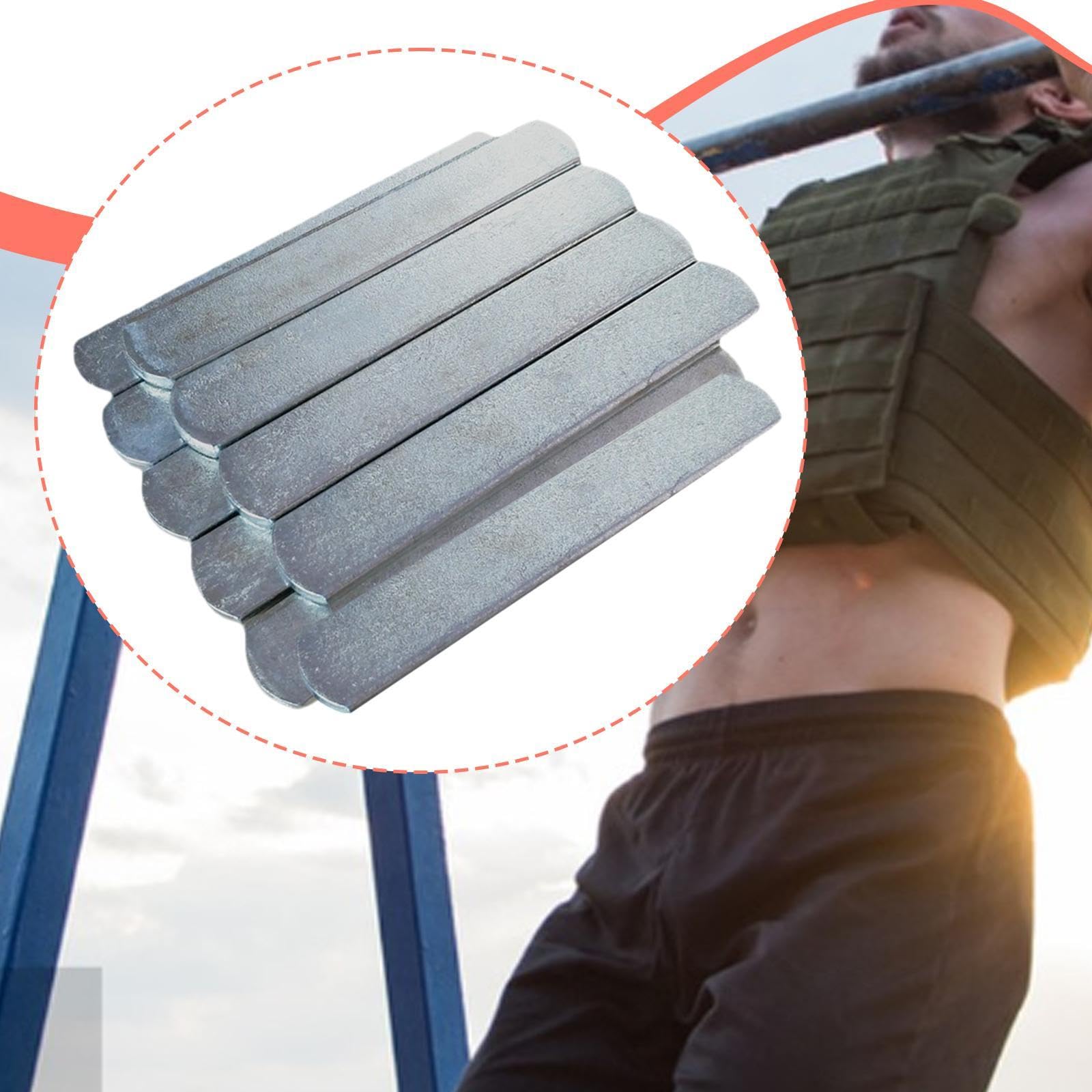 10 Pesi Lunghi in Acciaio per Allenamento, Resistenti E Versatili, Accessori per Attrezzature.
