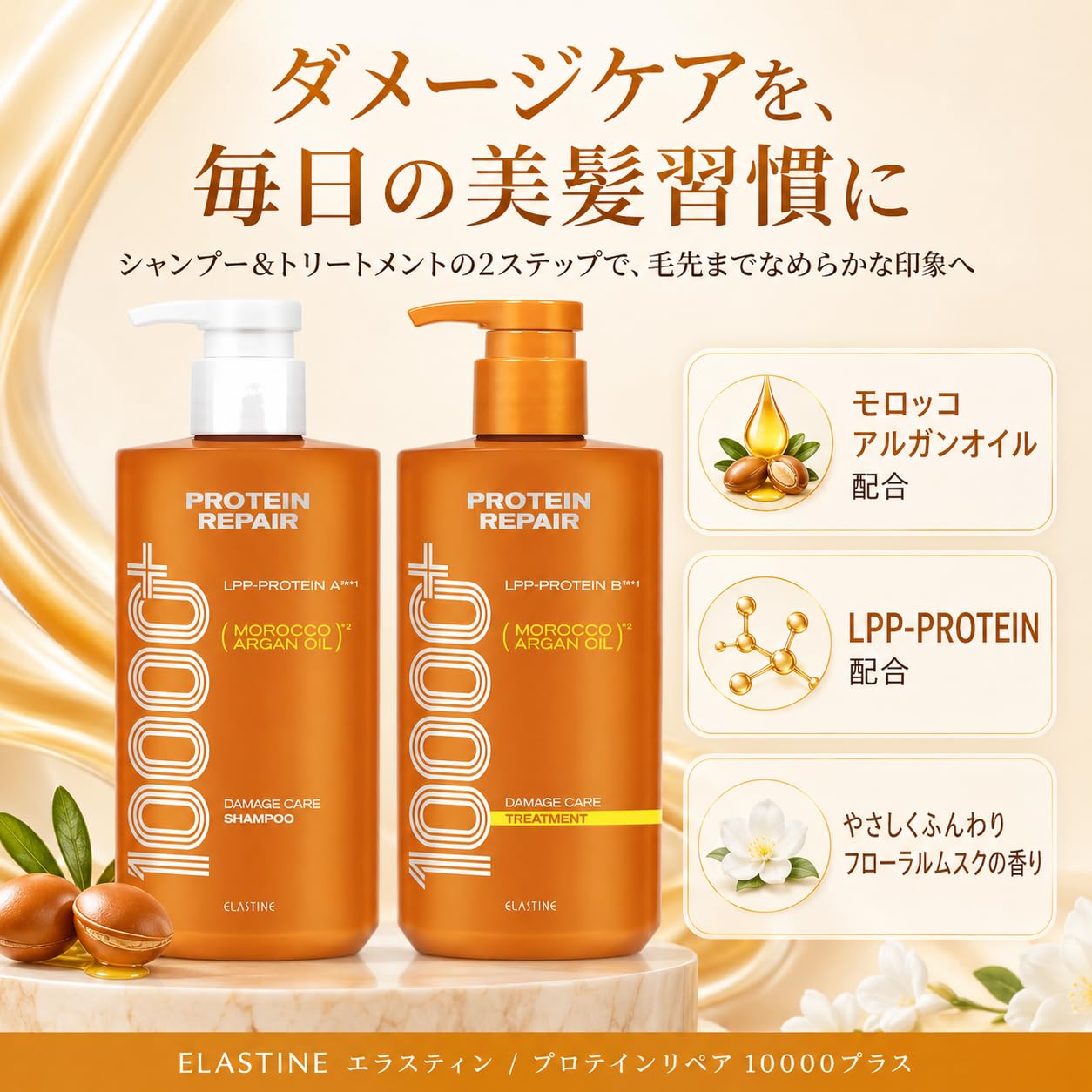 Amazon | 【セット品】エラスティン プロテインリペア10000プラス