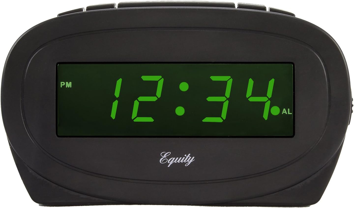 Equity by La Crosse 30226 Digital Green LED Electric Alarm Clock