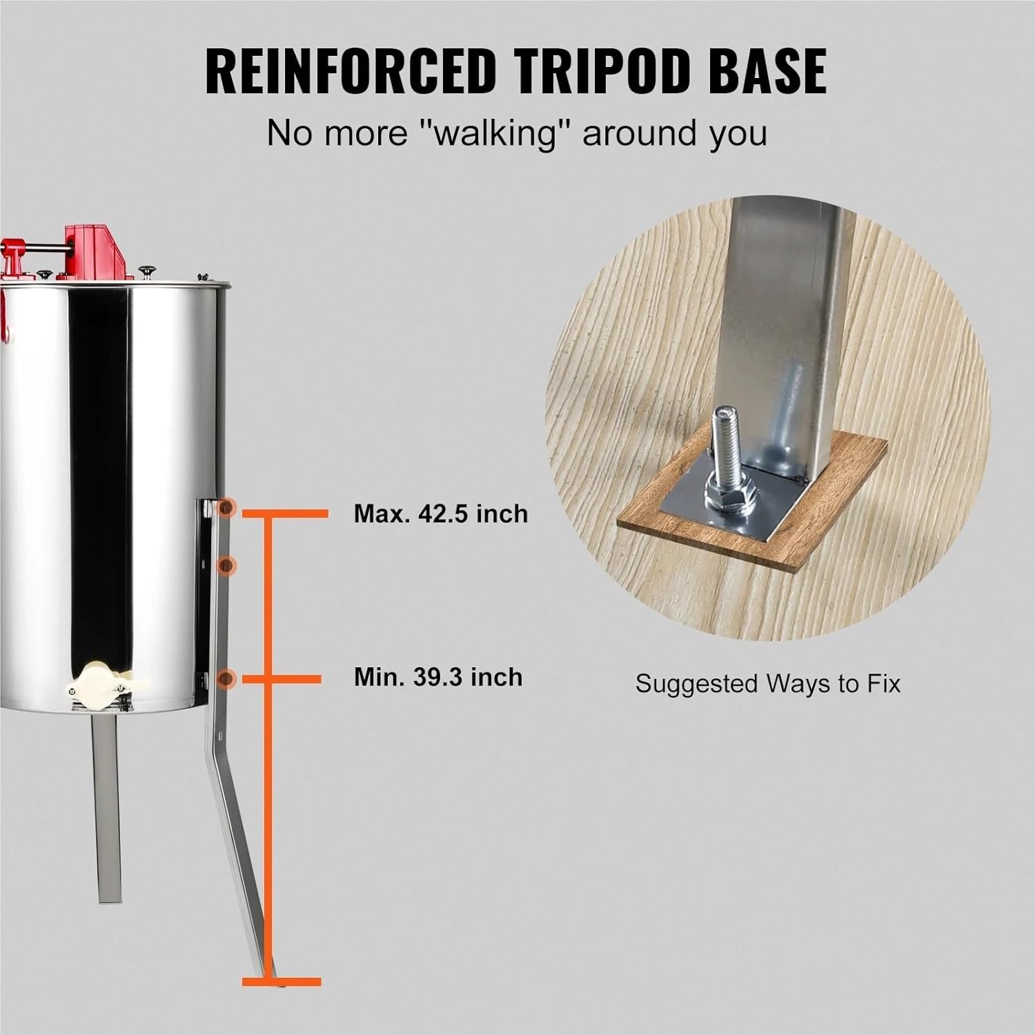 Beekeeping, Honey Extractor E, Stainless Steel Honeycomb, Rotating Crank Centrifu, Beekeeping Equipment,for Beekeepers