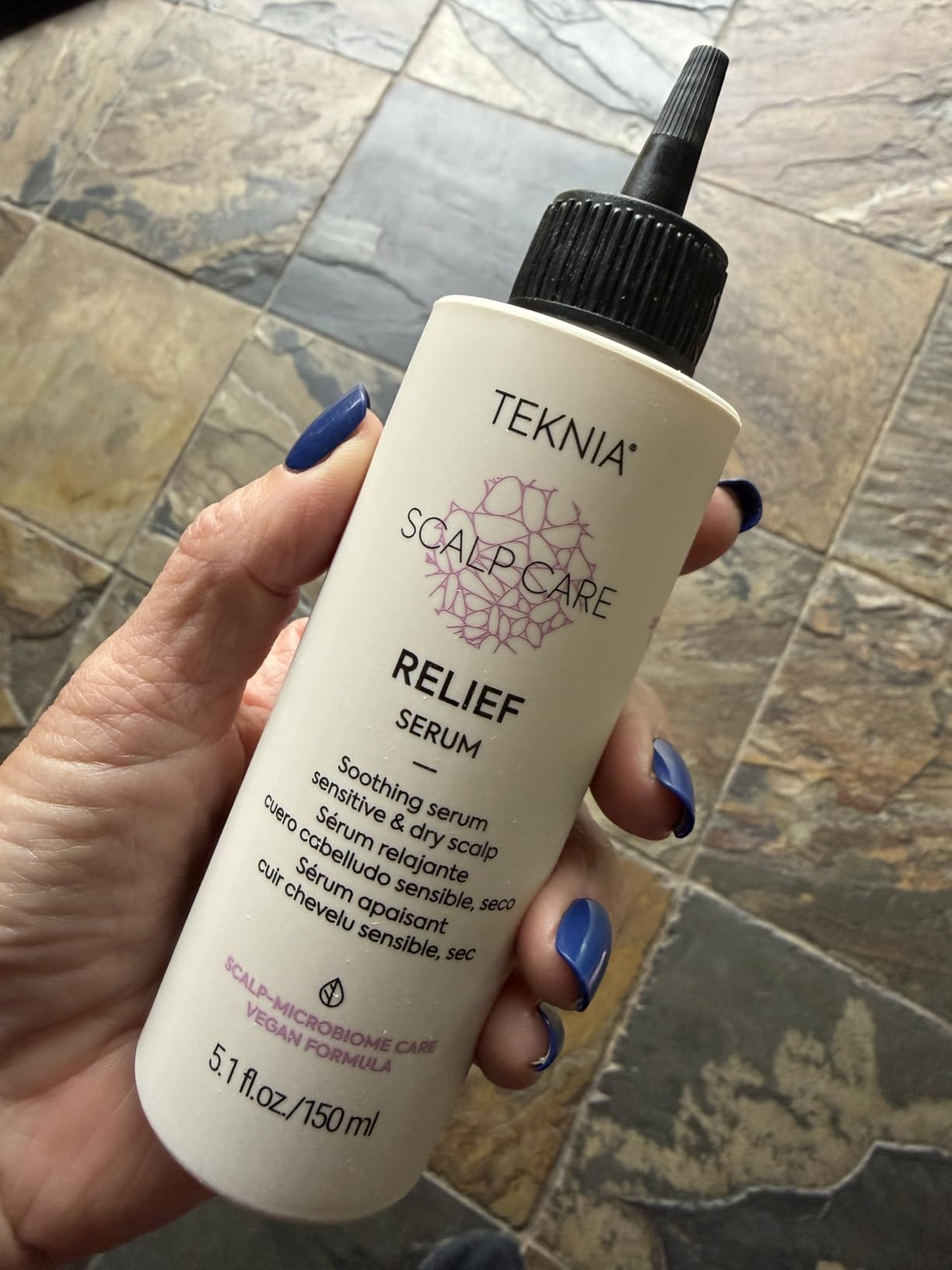 LAKMÉ Teknia Scalp Care Relief Soothing Serum, Dry Scalp Serum, 5.1 Fl Oz