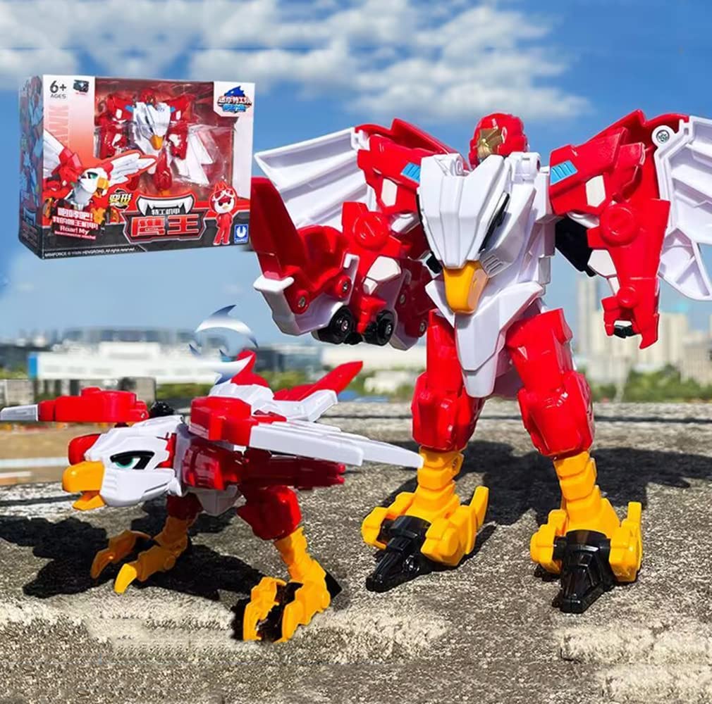 Amazon.co.jp: 鷹王変身ロボット2変形モードABSプラスチック子供の