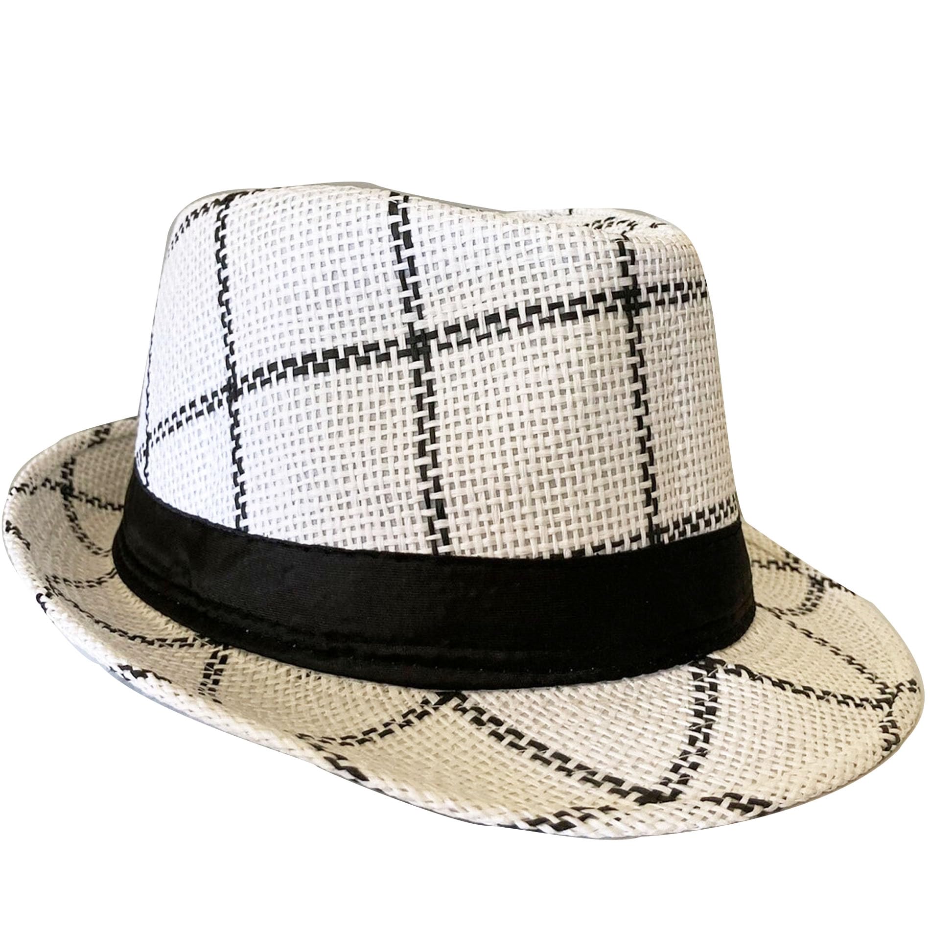 RR DESIGNFashion Black Trilby Hat/Fedora Hat Stylish Hat for Men