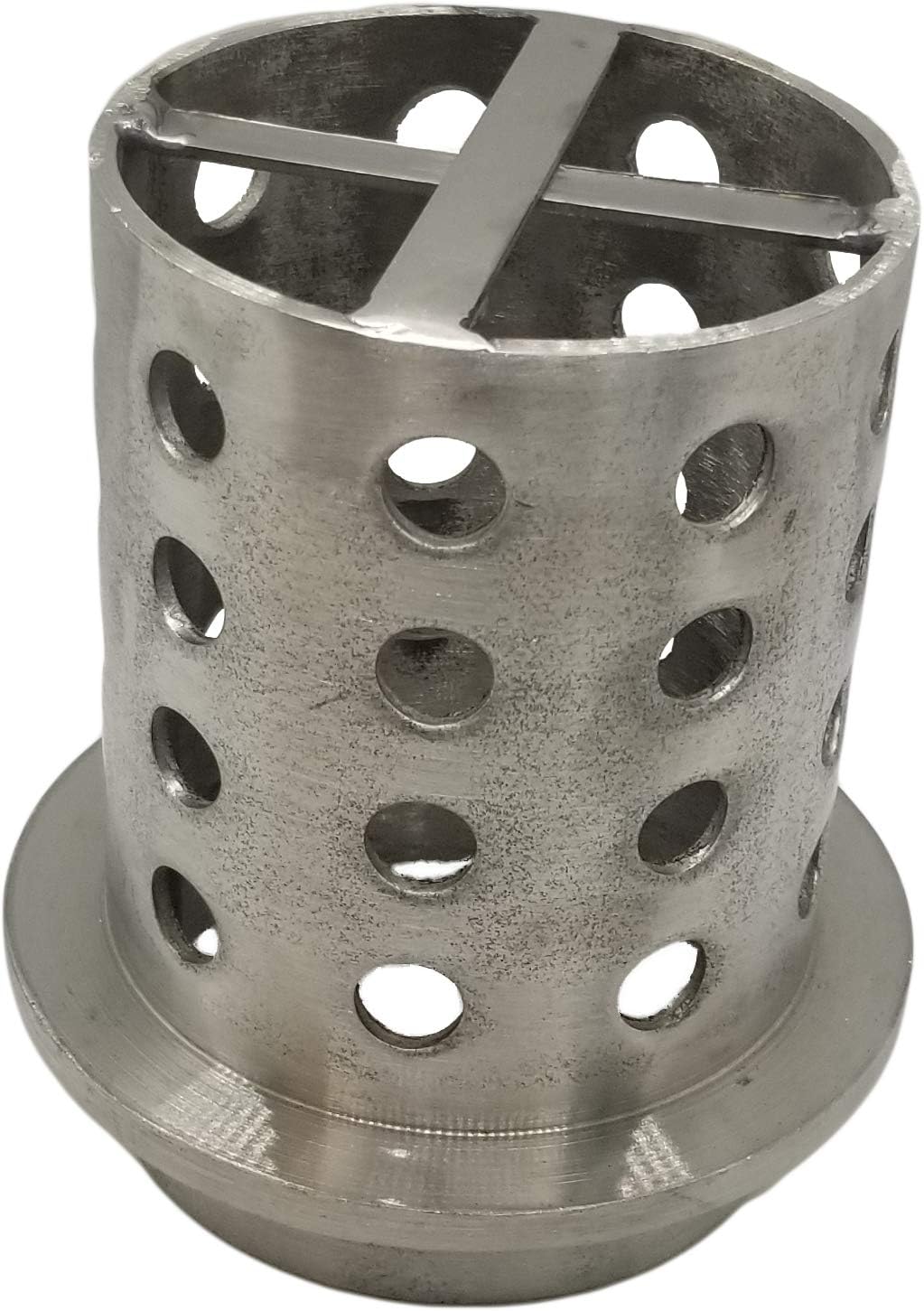 Rosenthal Collection Perforated Casting Flask Vacuum Casting Stainless Steel Wall Flanged (3" x 4")
