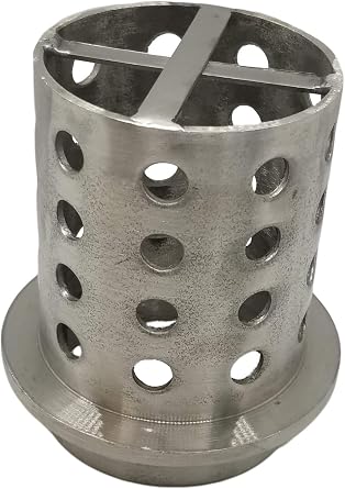 Rosenthal Collection - Perforated Stainless Steel Casting Flask for Vacuum Jewelry Casting 3" x 4"