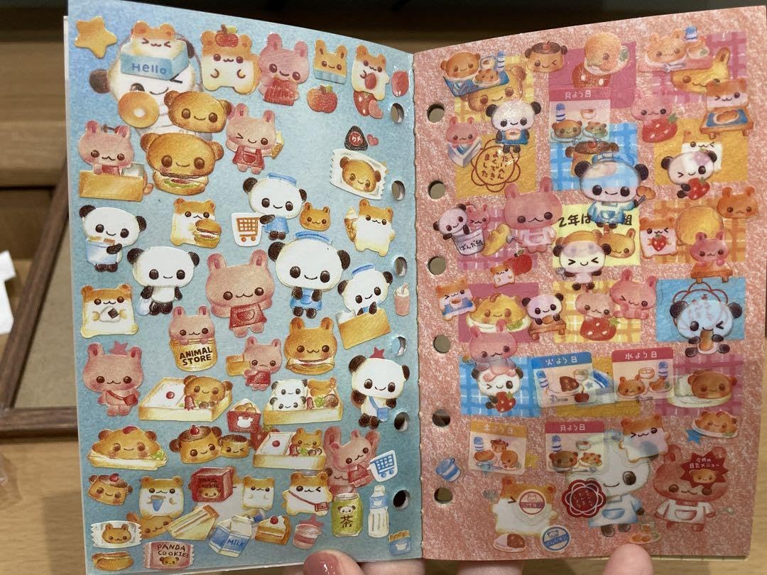 Amazon.co.jp: あに給食 シール帳 シール ステッカー アイス屋さん 