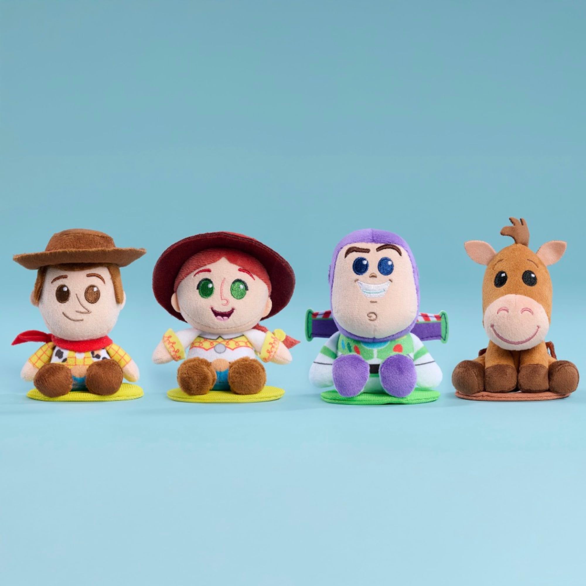 Disney's Perch'd Toy Story - Peluche a spalla seduta, altezza 10 cm, base magnetica, dettagli ricamati
