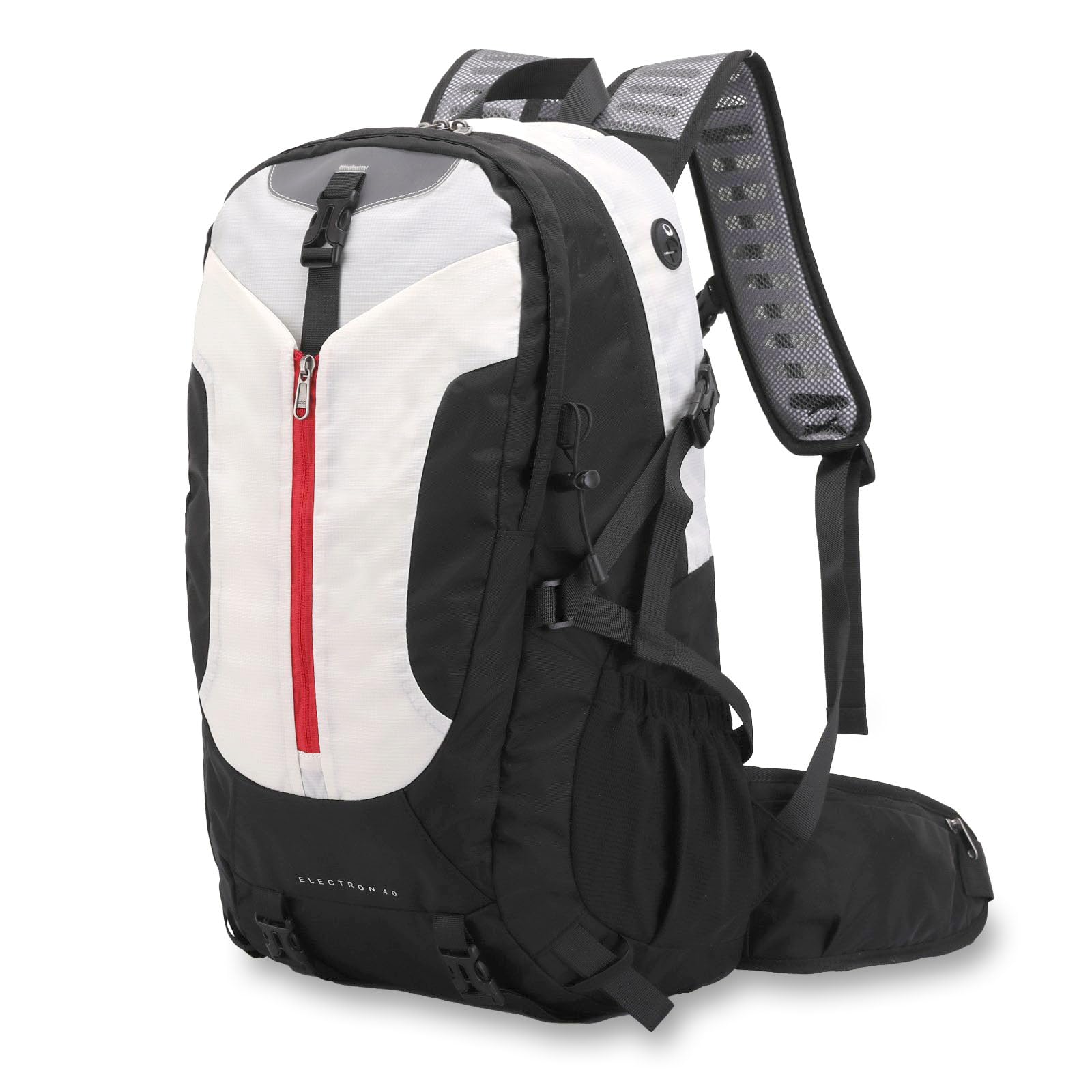 UtiaMiaoGonGo Wanderrucksack Herren Damen 40L Wasserdichter Rucksack Leicht Groß Reiserucksack Trekkingrucksack mit Regenhülle Für Klettern Radfahren Bergsteigen, Schwarz