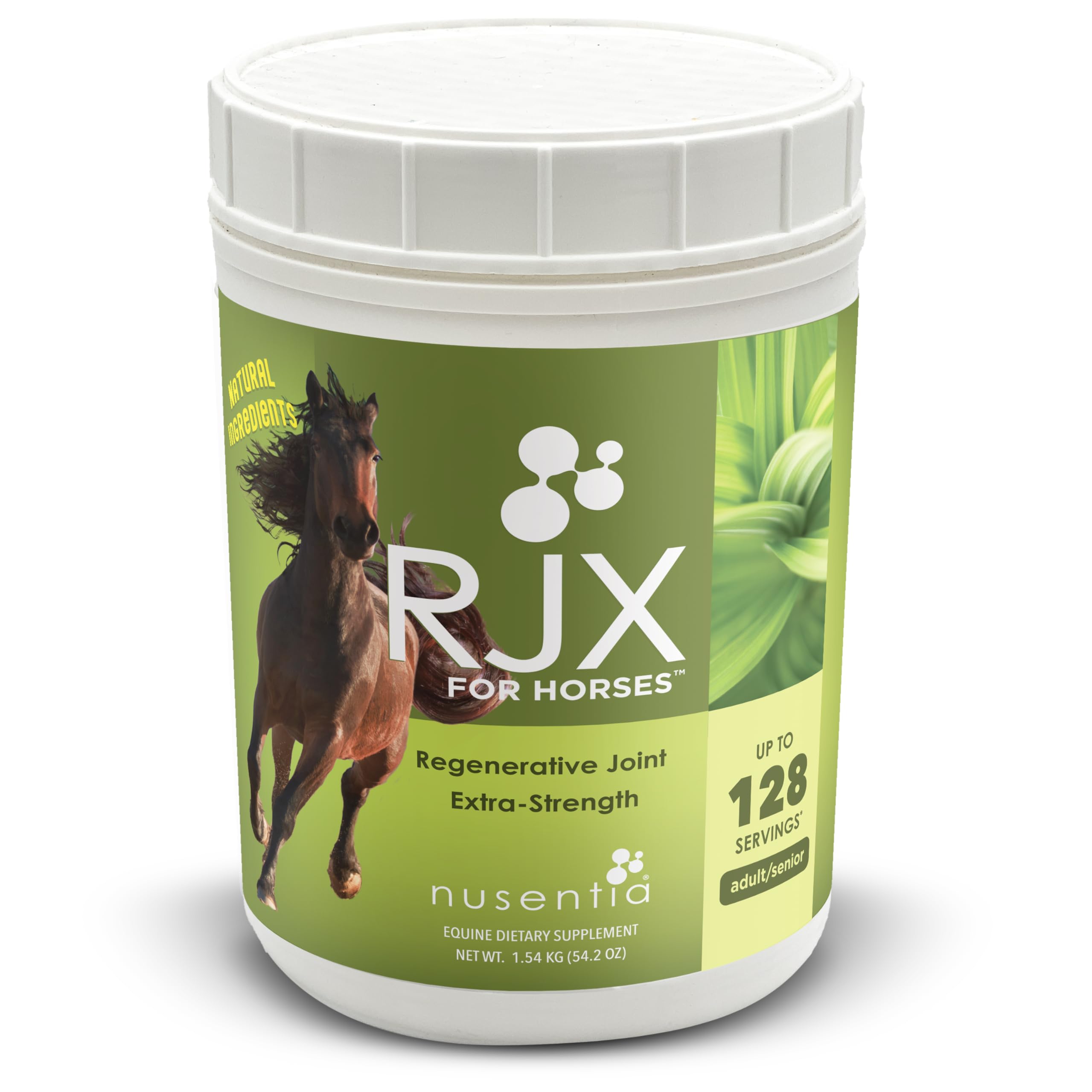 NUSENTIA RJX for Horses - Triple Strength Glucosamine, Chondroitin, and MSM. Joint Supplement. Powder. 54 OZ