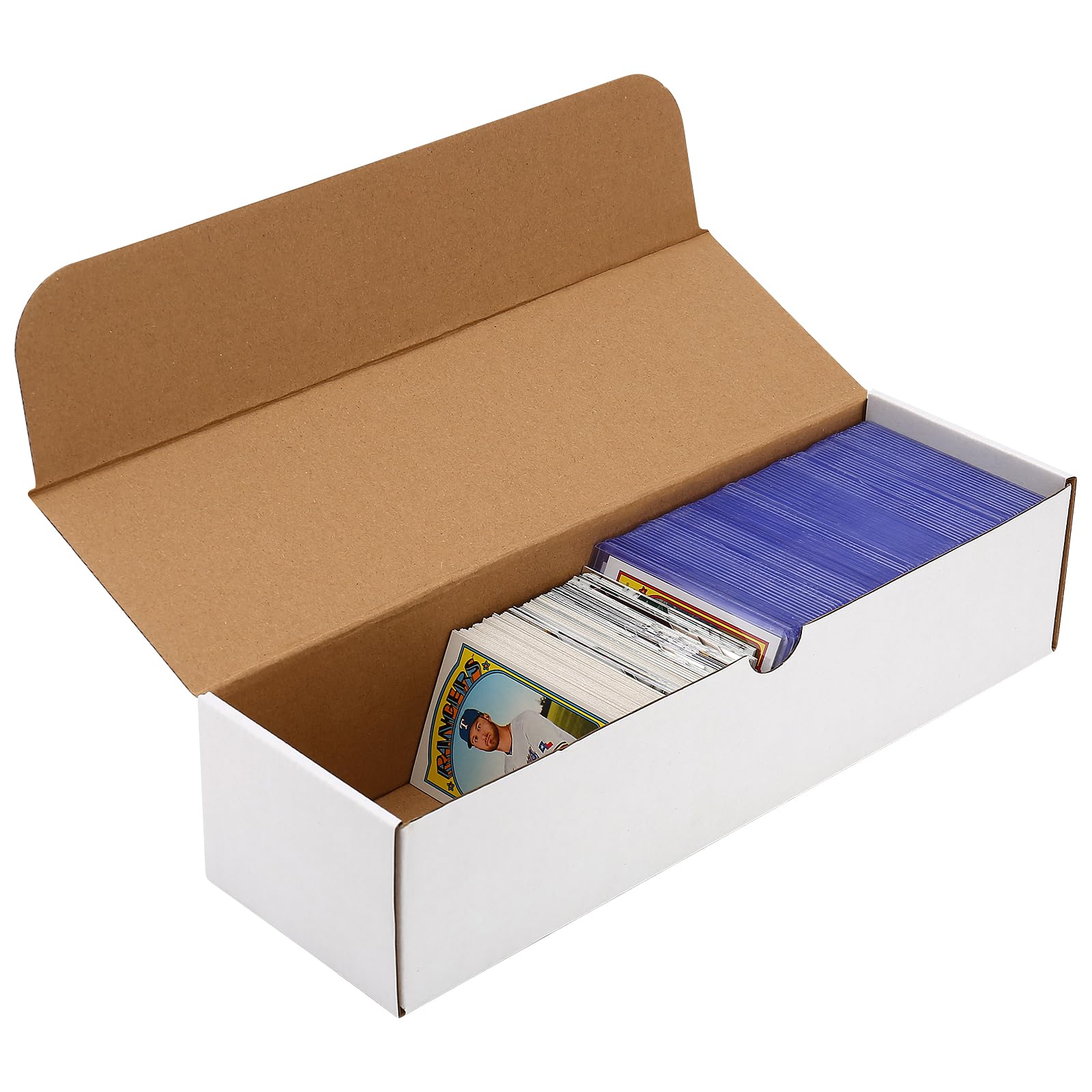 2-Pack • 1600-Count Trading/Gaming Card Box – Fits Toploaders & Sports Cards