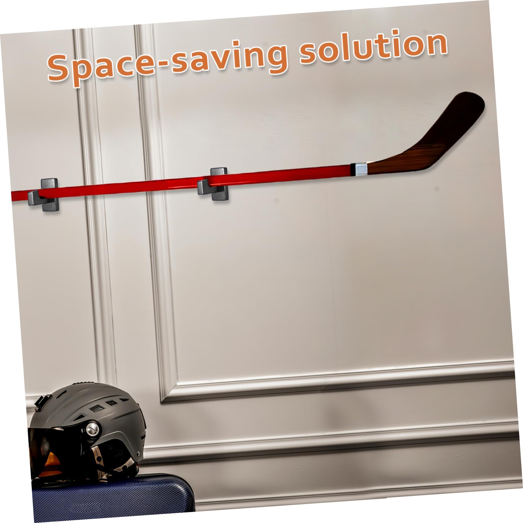 Hockeyschläger Wandhalterung für Hockeyzubehör mit Einfacher Montage und Robustem Design zur Stilvollen Hockey Schläger Aufbewahrung im Raum