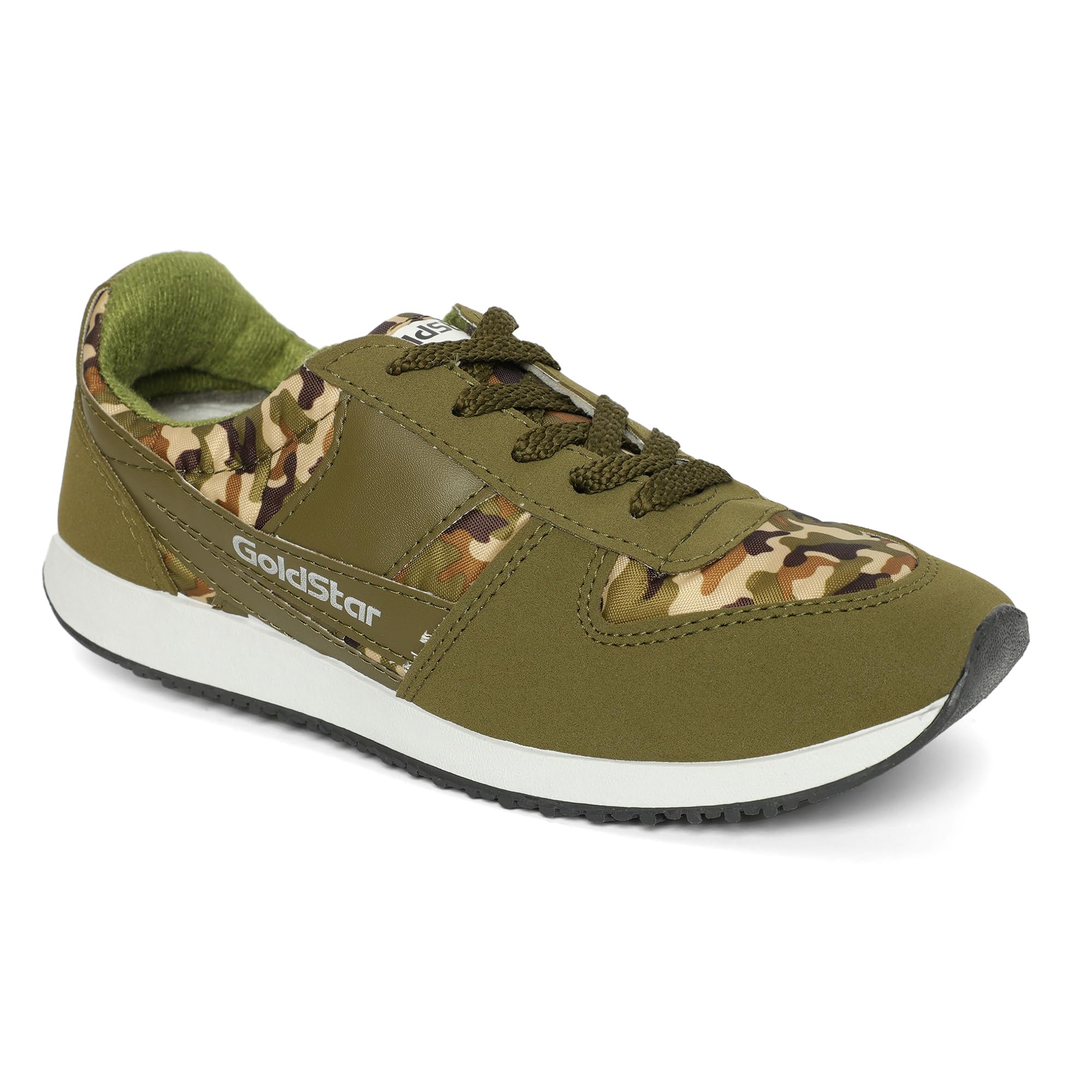 GOLDSTAR 032 Men’s Latest Stylish Casual Sneakers Shoes | Lace-Up Lightweight Sports Running Shoes for Men | Comfortable Walking, Gym Training, Trekking, Hiking, Jogging, Party & Footwear-image-5