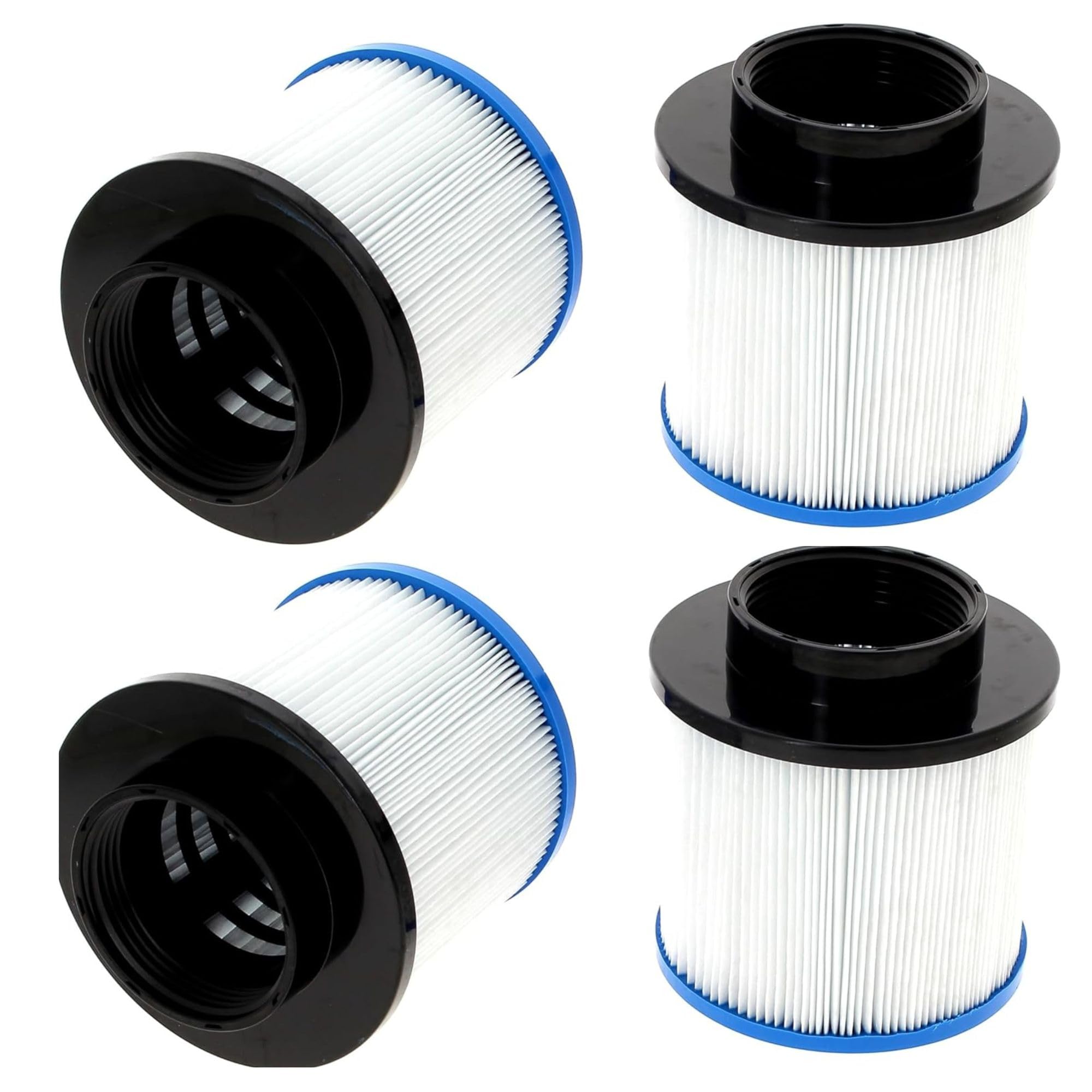 Cartouche/Filtre Spa de Haute Qualité Darlly Lot de 4 pcs Aqua Spa/B Cool 2 / Be Spa/Ospazia/Hesperide/Sunbay/Water Health/Spark / F001 / 40059