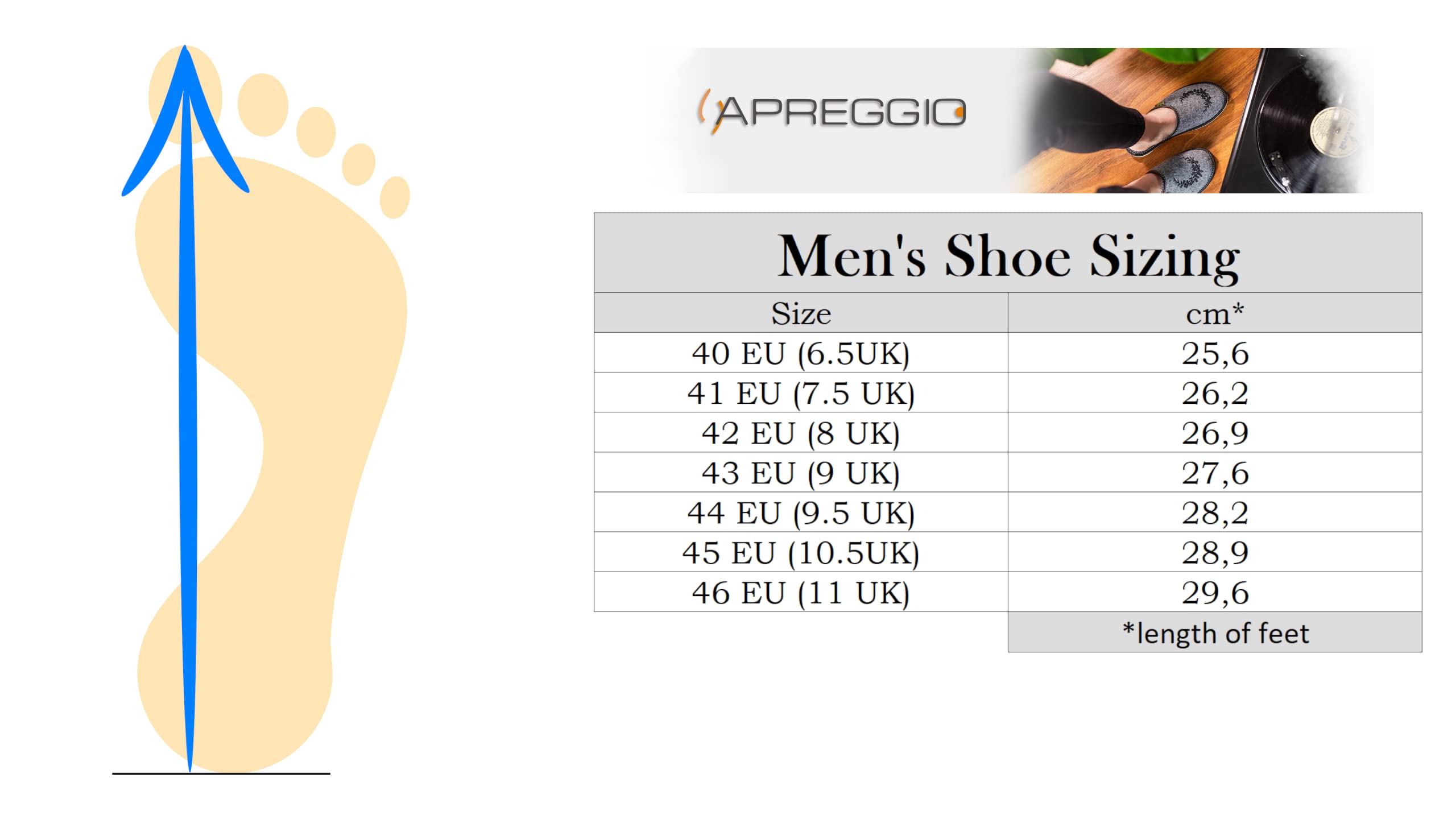 APREGGIO Pantoufles Homme Cuir – Chaussons Confortables et Pratiques – Fabriqué à la Main - 40/46 EU