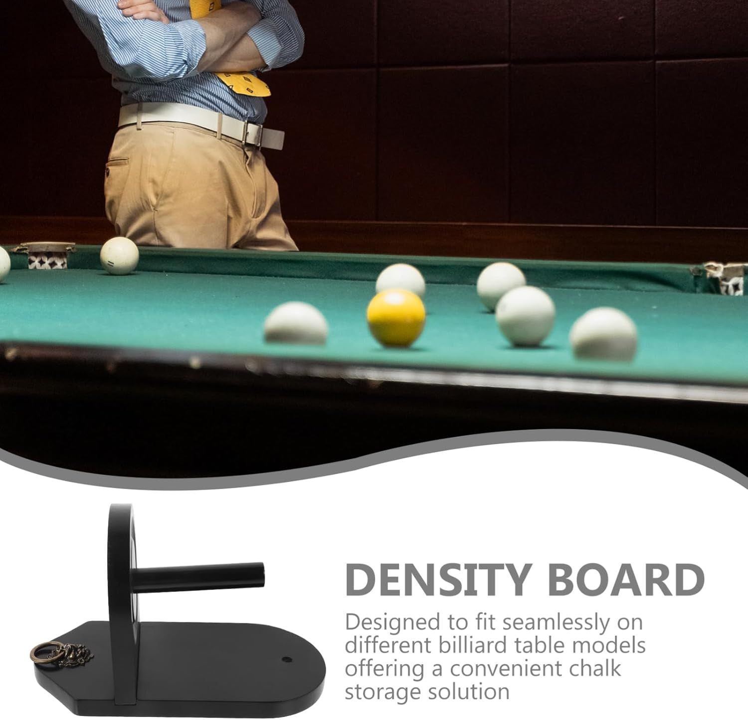 Pool Hand Chalk Holder Durable Billiard Chalk Storage Elegant Design for Secure Placement Billiard Tables Compatible with Various Pool Table Models Reliable