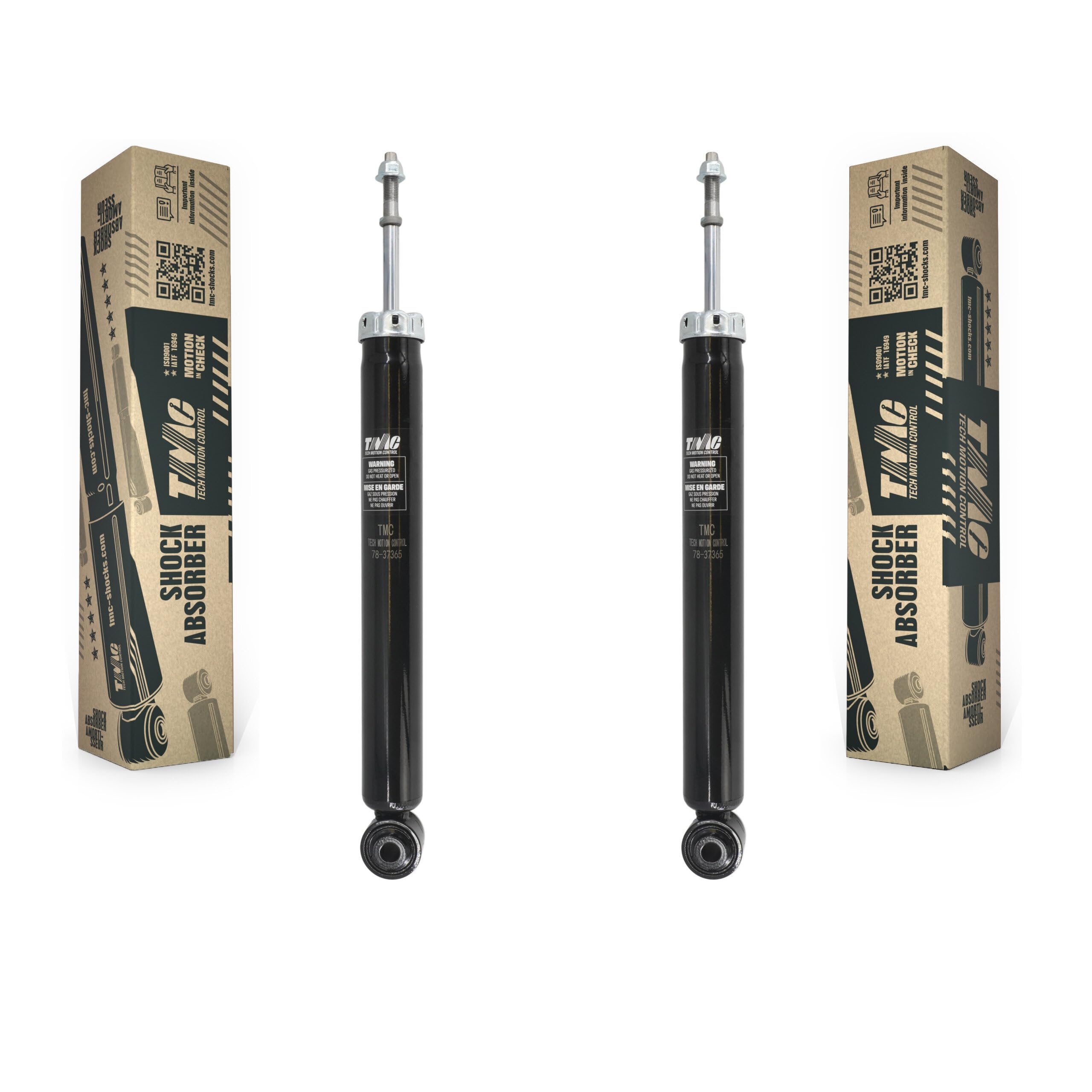 TMC Rear Suspension Shock Absorbers Pair Replacement For Honda Civic - Left Right Side (Driver Passenger) K78-100412 — view 71