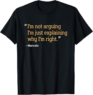 MARCELO Gift Quote Funny Birthday Personalized Name Idea T-Shirt