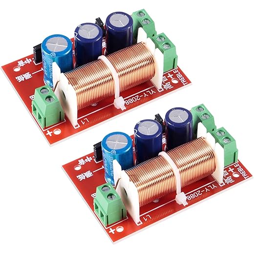 Aceirmc 2Pcs 400W Adjustable Multi Speaker Treble/Bass 2 Uni
