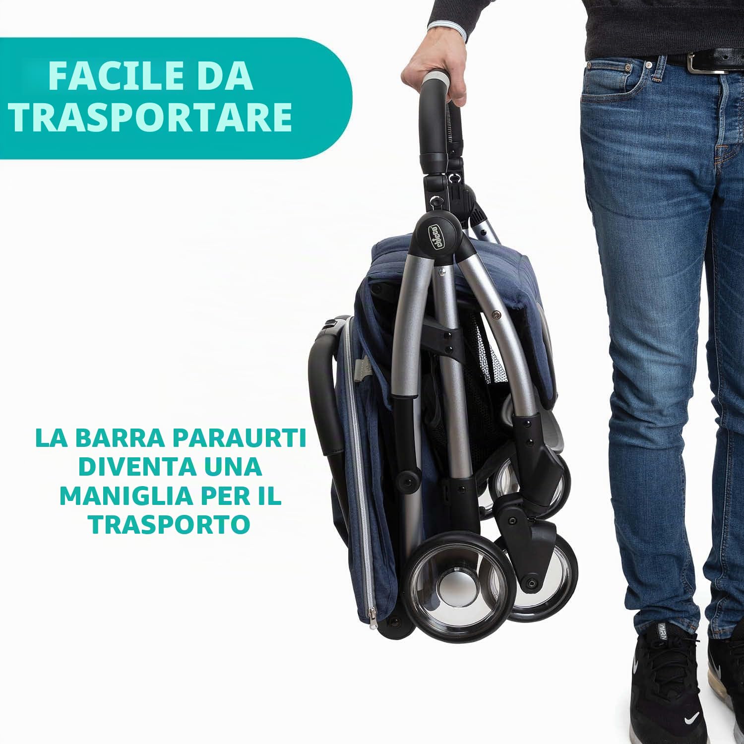 Seggiolini auto marca CHICCO. Modello Passeggino Goody Plus Indigo