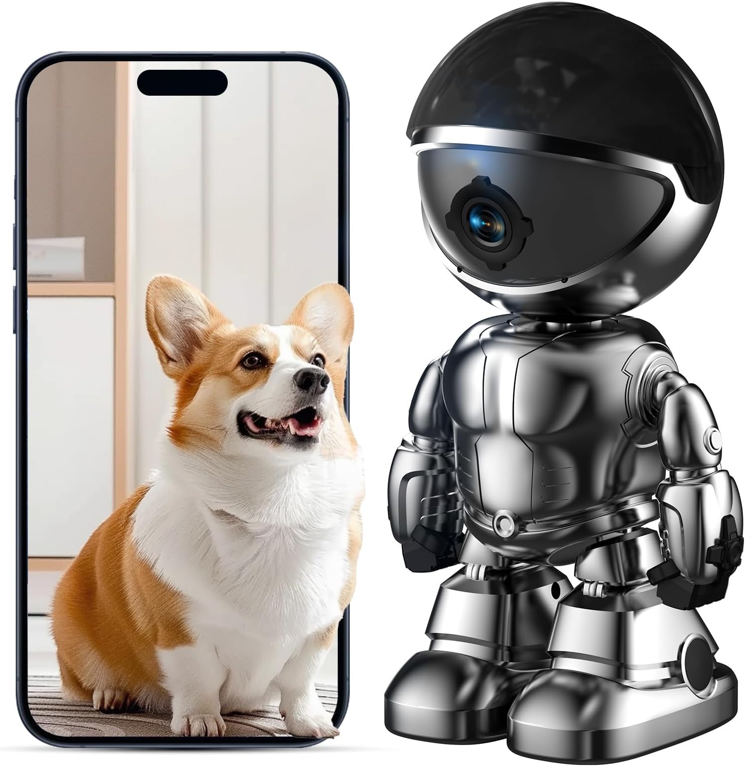 Amazon.com: Enabot ROLA Mini 2K Pet Camera Robot + ROLA Smart Cat Water ...