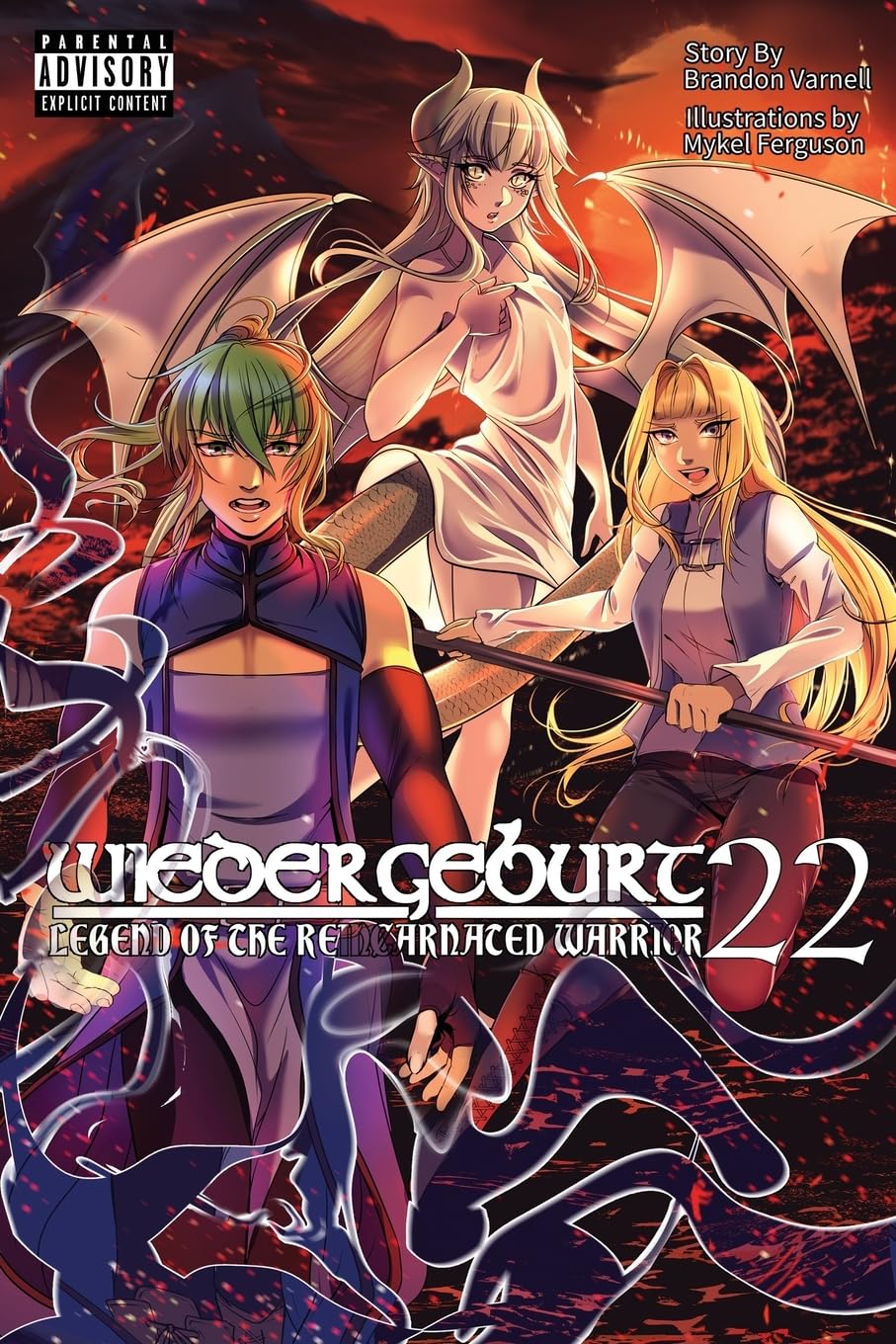 WIEDERGEBURT Legend of the Reincarnated Warrrior Volume 22 (Light Novel