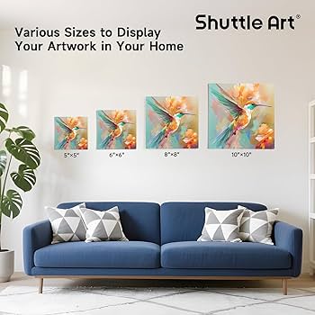 Amazon.com: Shuttle Art Painting Canvas Panel, 52 Multi Pack