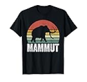 Vintage Retro Sunset Mammut T-Shirt