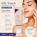 Swisme Silk Touch 4 in 1 Moisturizer and Glow Primer for Face | 2% Niacinamide l Hydrating, Lightweight, Long-Lasting | Pore Minimizer | Dermatologically Tested | All Skin Types | Makeup Base | 60g | Cruelty-Free (Pack of 1) gallery image