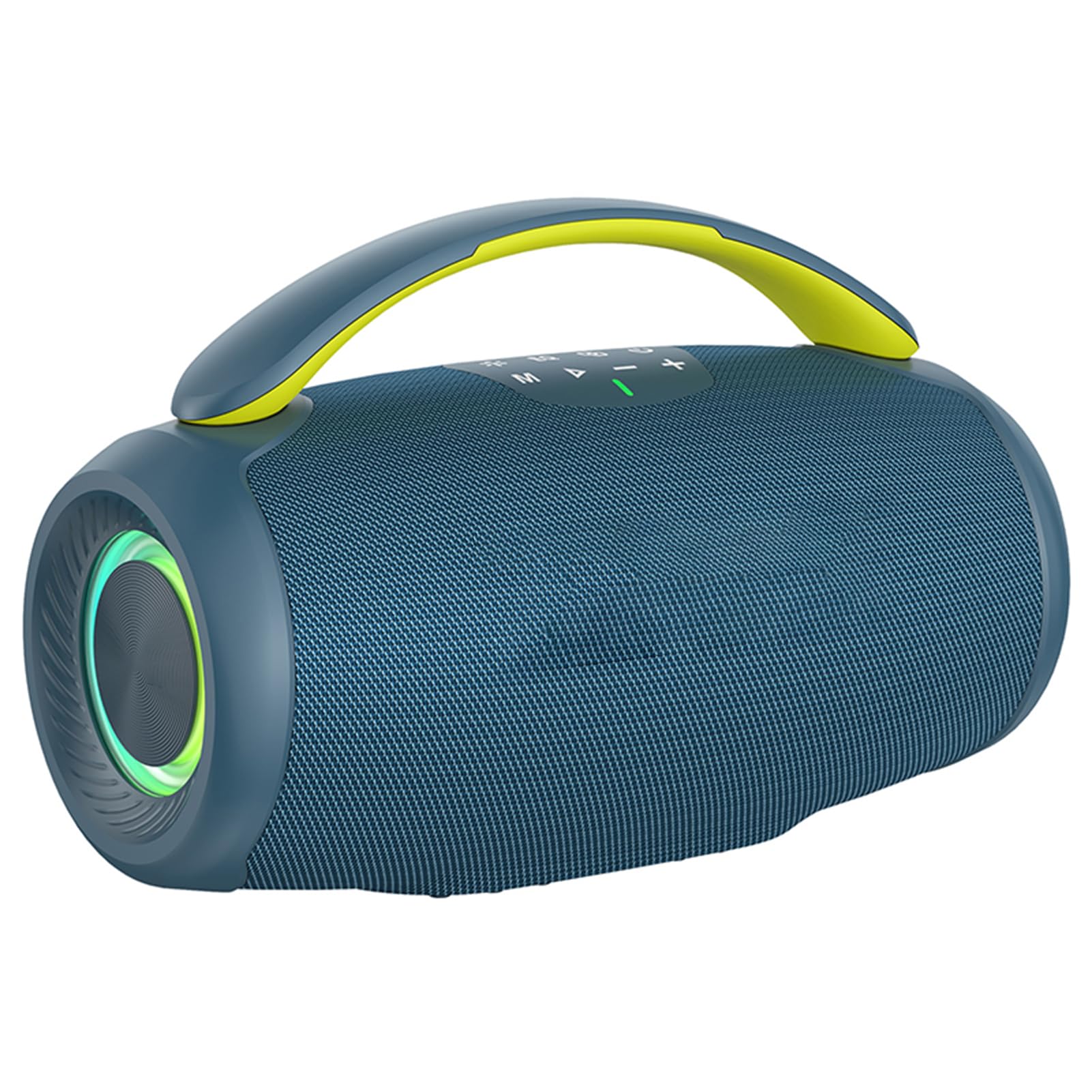 Cocoarm Altoparlante BT Portatile Altoparlante Wireless 50W con Luci BT 5.3 RGB Batteria da 6000 MAh Bassi Potenti per Feste in Casa Viaggi all'aperto (BLUE)