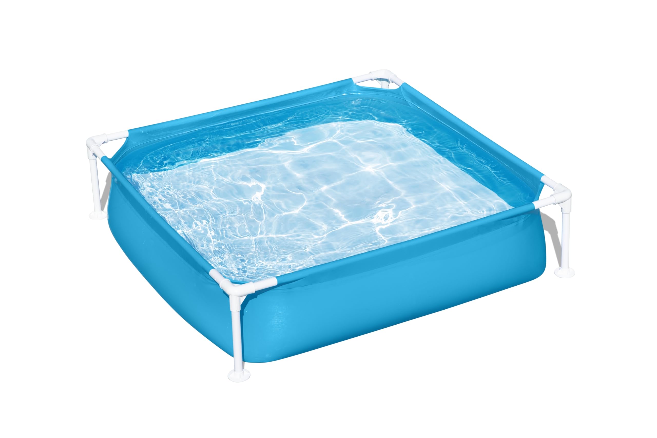 Bestway My First Frame Pool 122 x 122 x 30,5 cm blau eckig