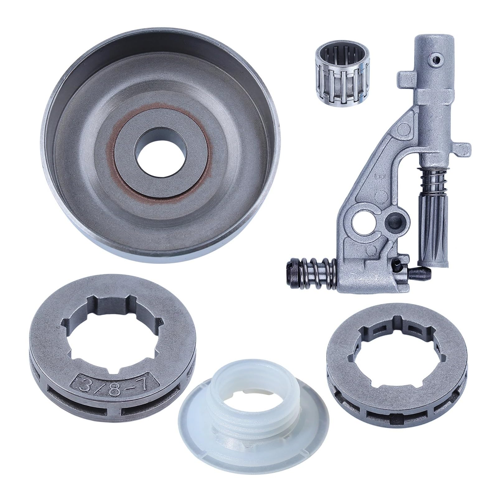 Kit de cojinete de Agujas for Rueda Dentada de Tambor de Embrague de Bomba de Aceite for Motosierra 357XP 359 357 XP, Repuesto de Repuesto